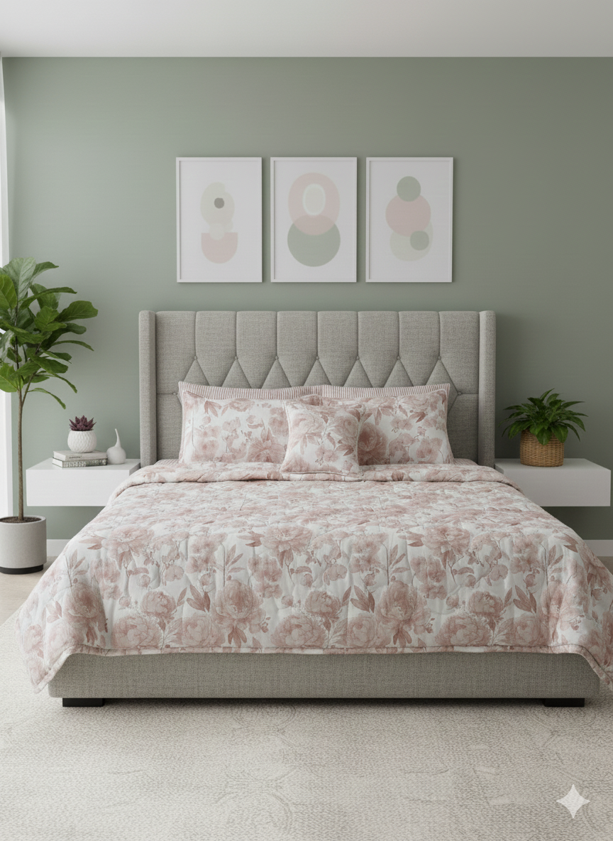 IV616 Cotton Duvet Cover Set - Without Filling
