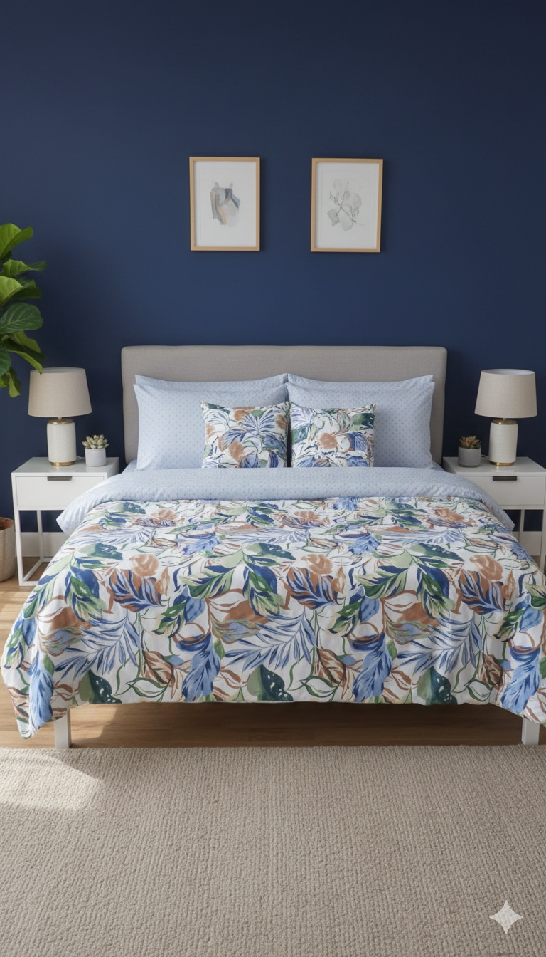 IV790 Cotton Comforter Set - Light Filling