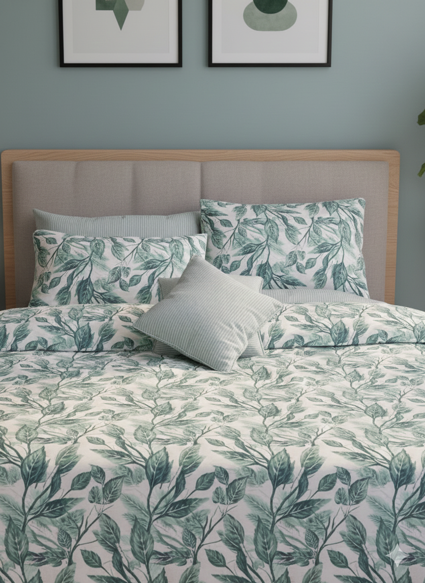 IV742 Cotton Duvet Cover Set - Without Filling
