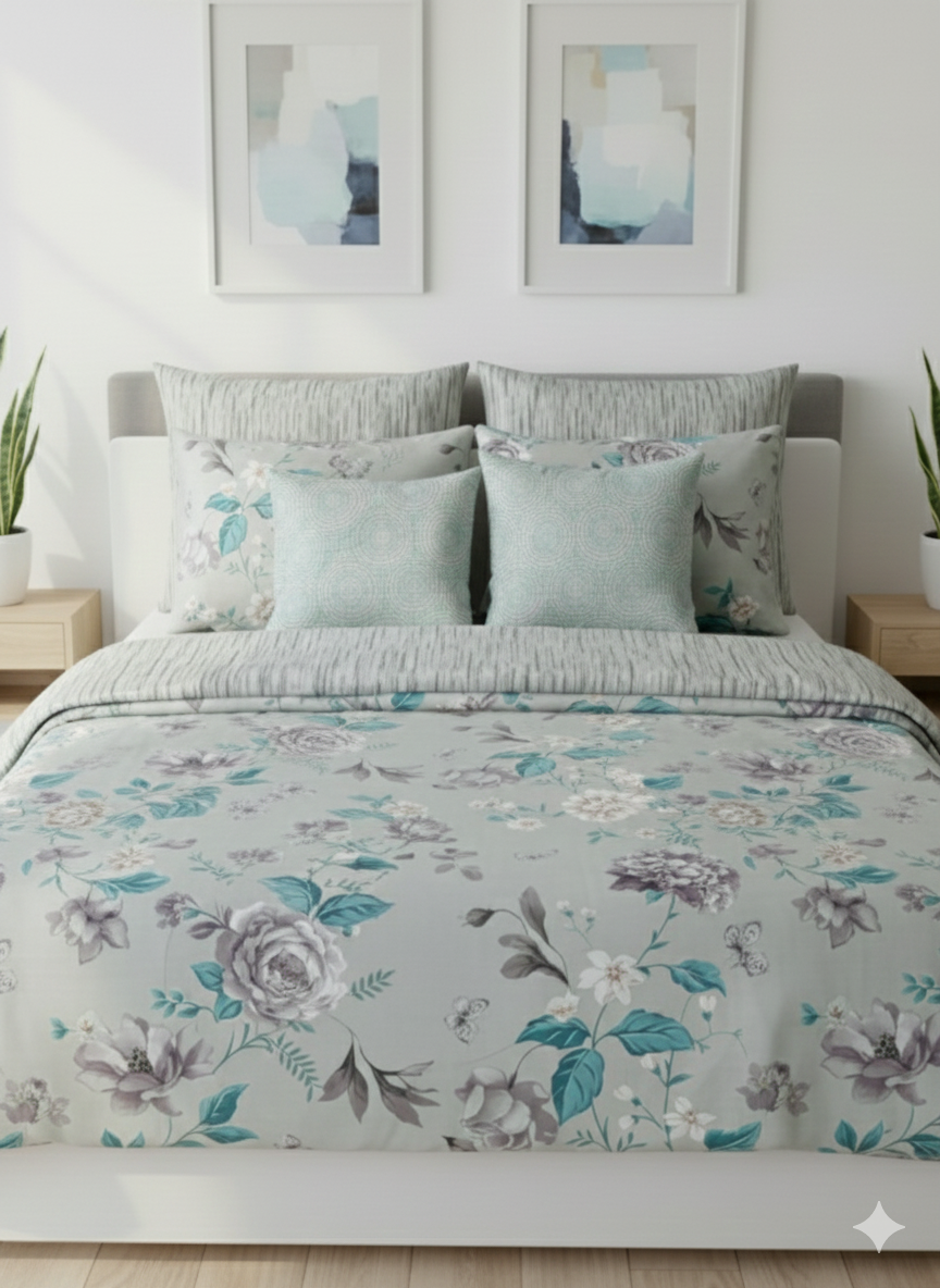IV753 Cotton Duvet Cover Set - Without Filling