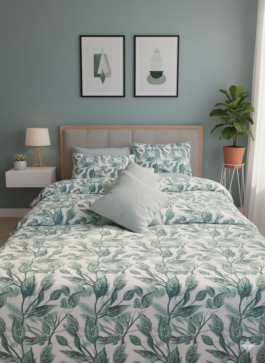 IV742 Cotton Duvet Cover Set - Without Filling