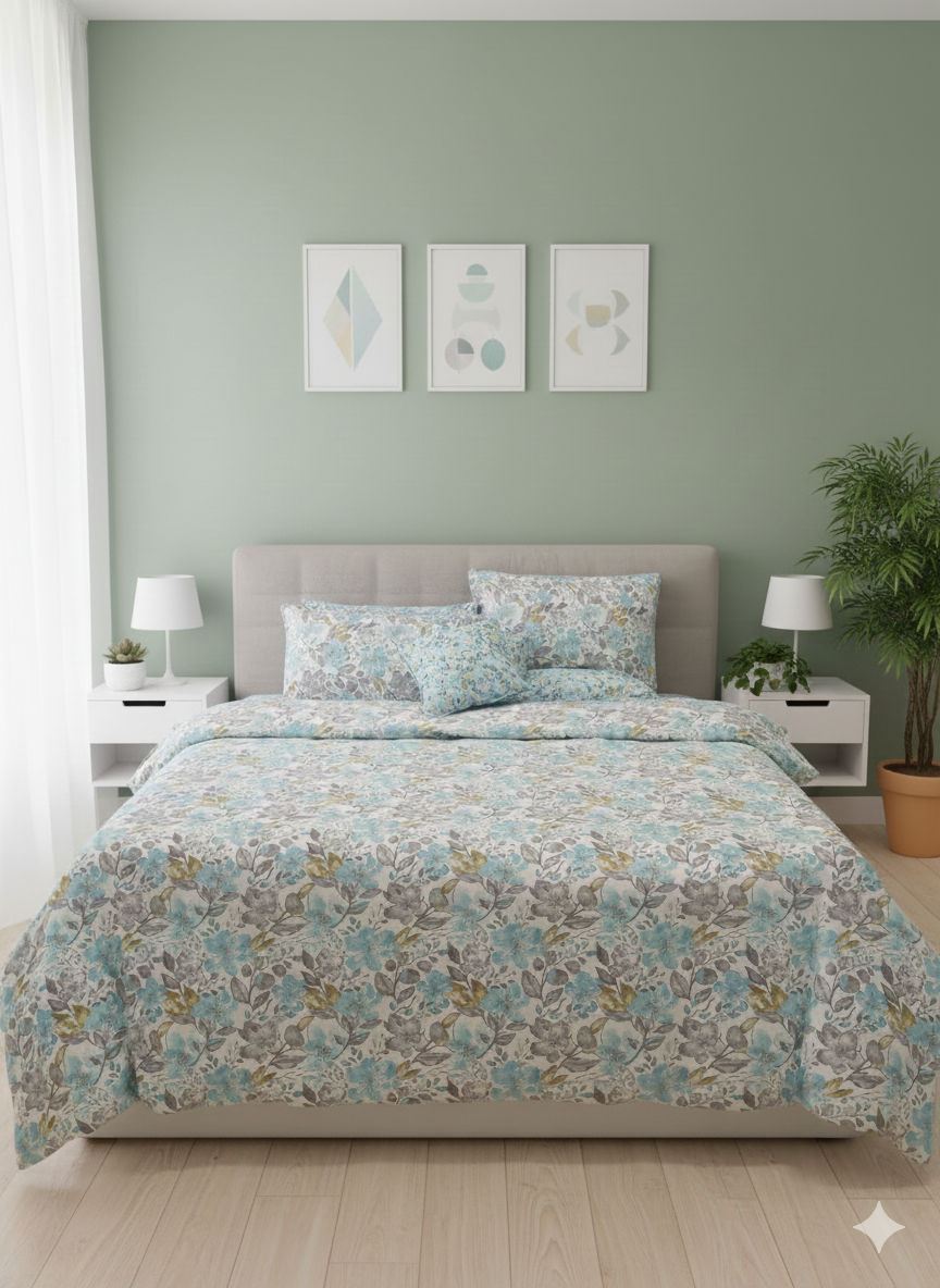 IV743 Cotton Duvet Cover Set - Without Filling