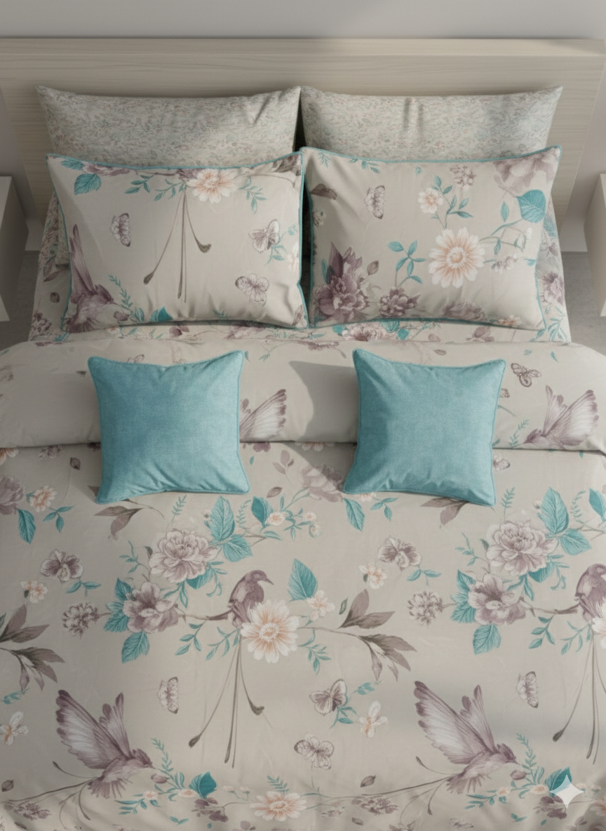 IV753 Cotton Duvet Cover Set - Without Filling