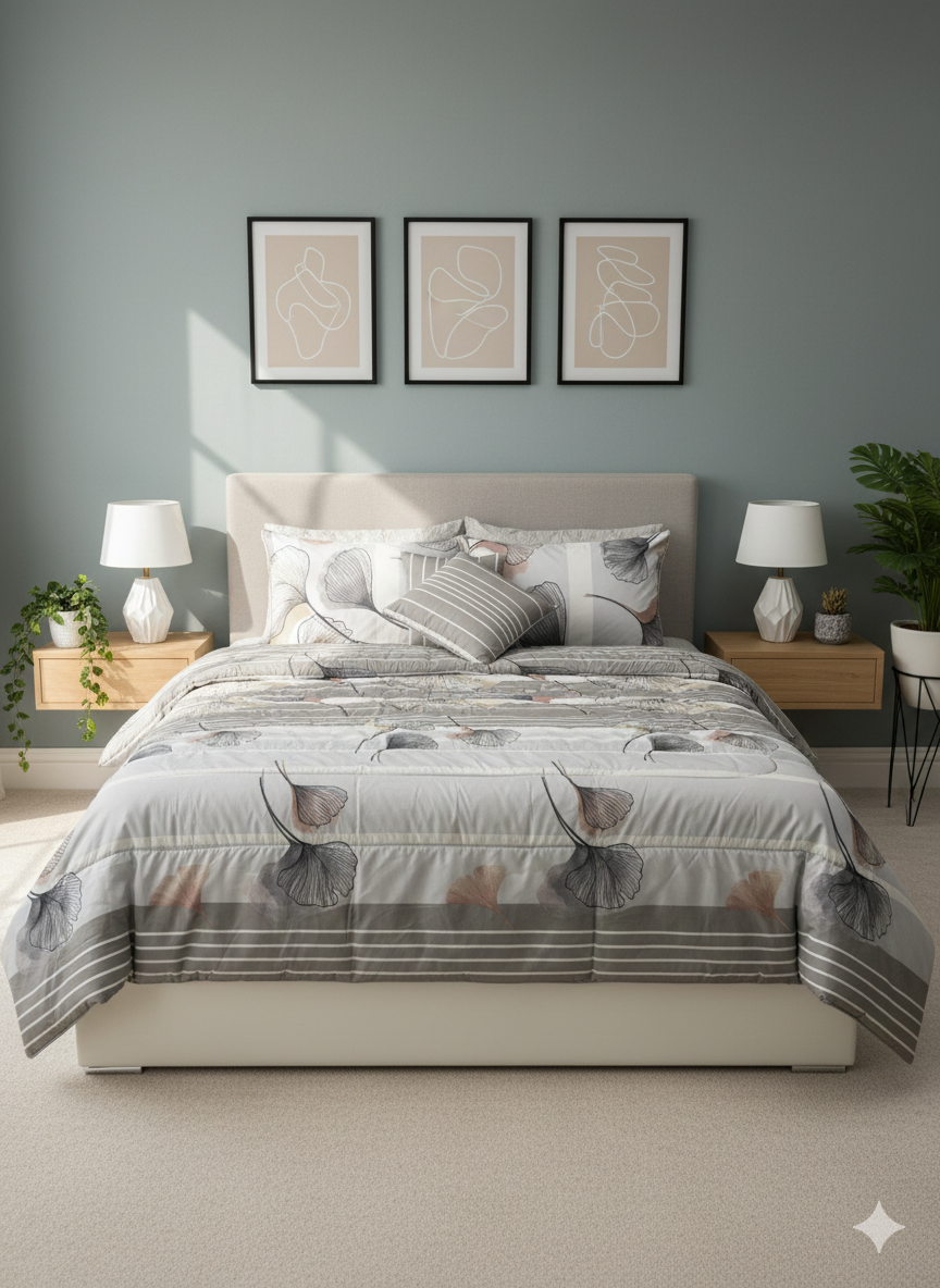 IV655 Cotton Duvet Cover Set - Without Filling