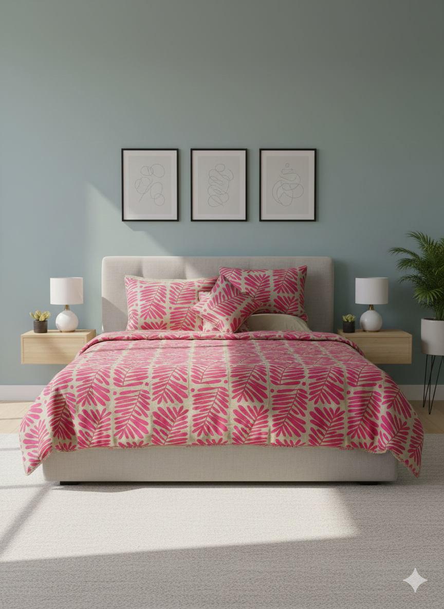 IV657 Cotton Duvet Cover Set - Without Filling