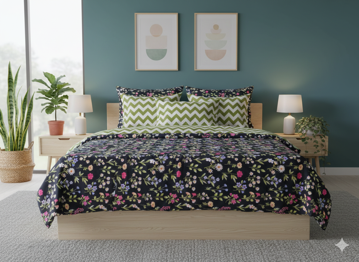 IV779 Cotton Duvet Cover Set - Without Filling
