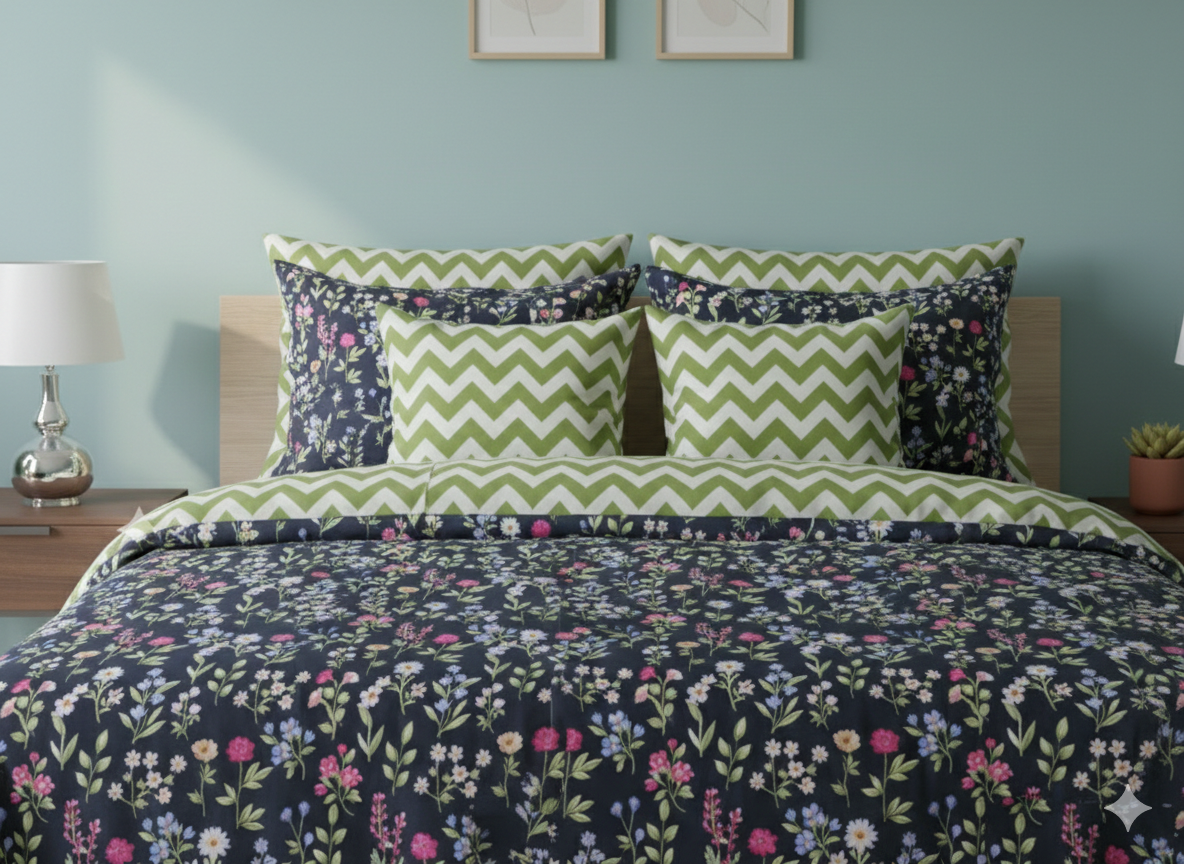 IV779 Cotton Duvet Cover Set - Without Filling
