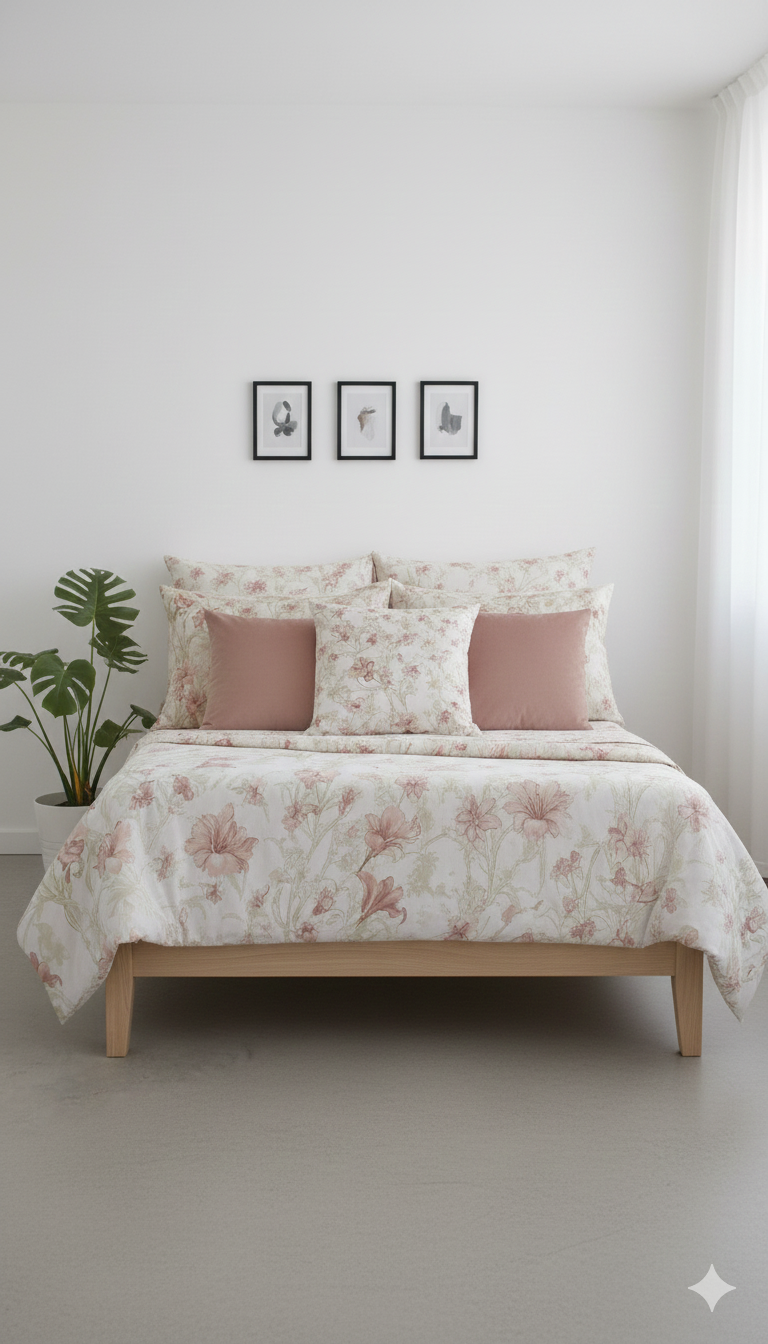 IV735 Cotton Duvet Cover Set - Without Filling
