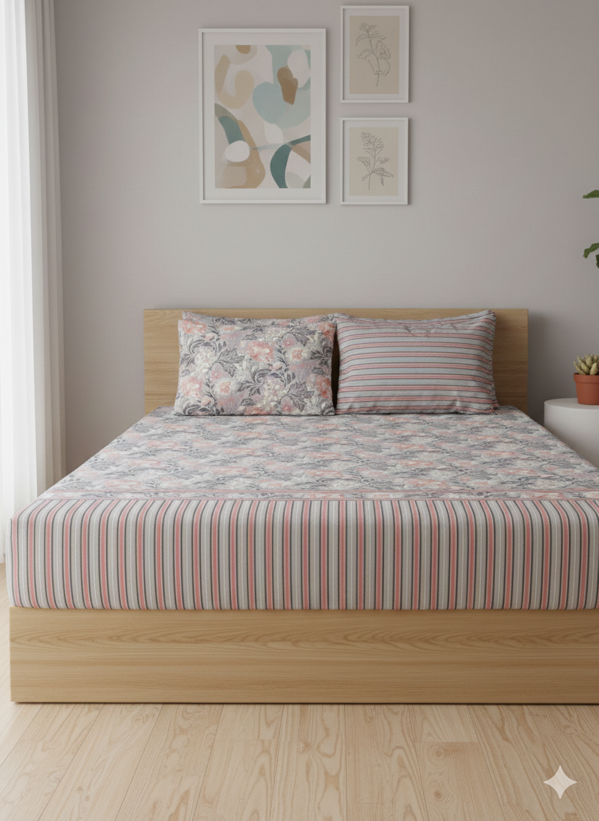 IVS208 Cotton Bed Sheet Set