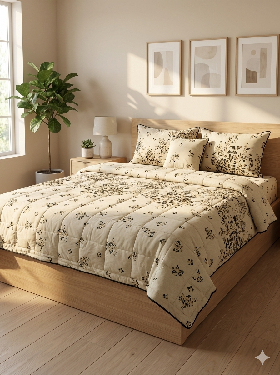 IV681 Cotton Duvet Cover Set - Without Filling