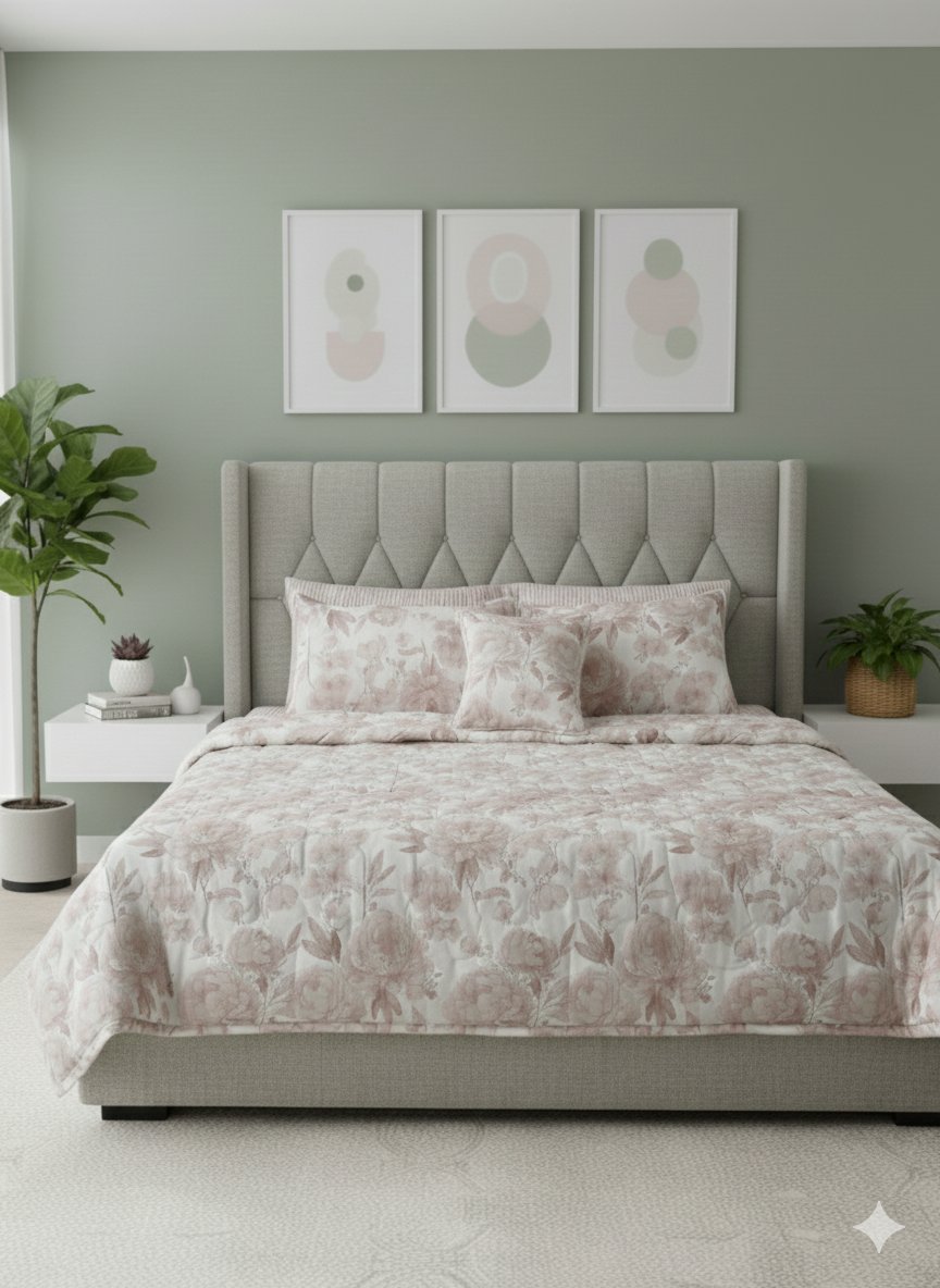 IV616 Cotton Duvet Cover Set - Without Filling