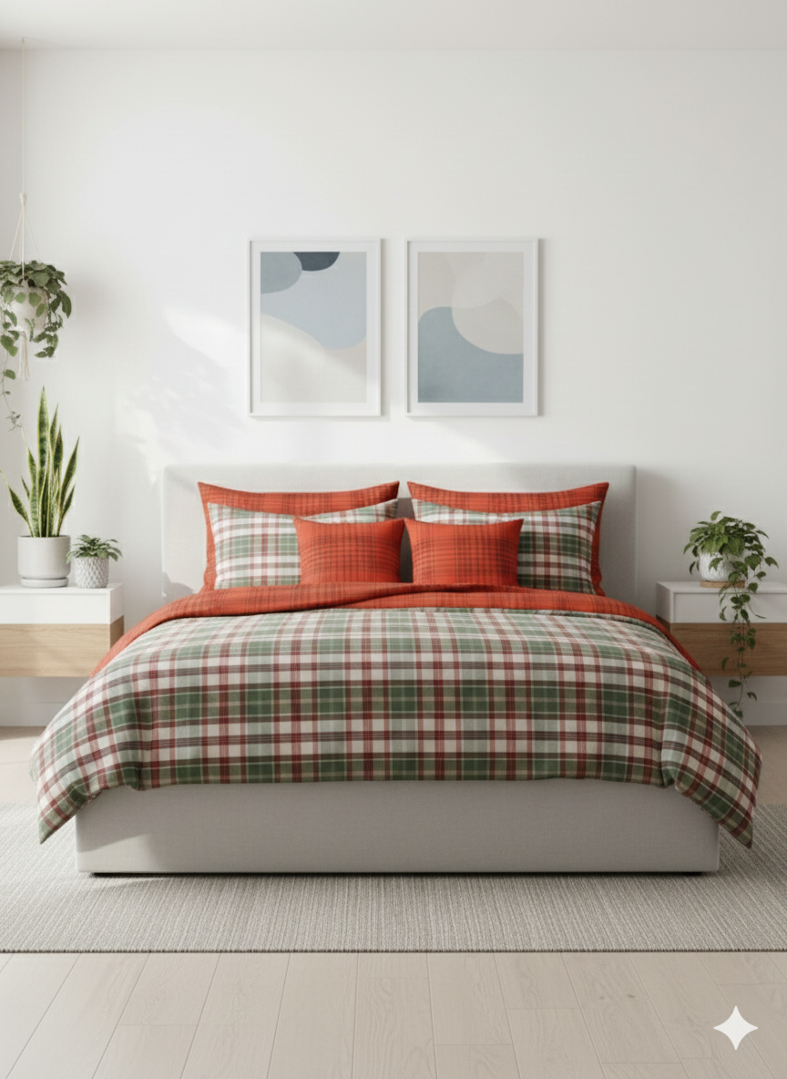 IV754 Cotton Duvet Cover Set - Without Filling