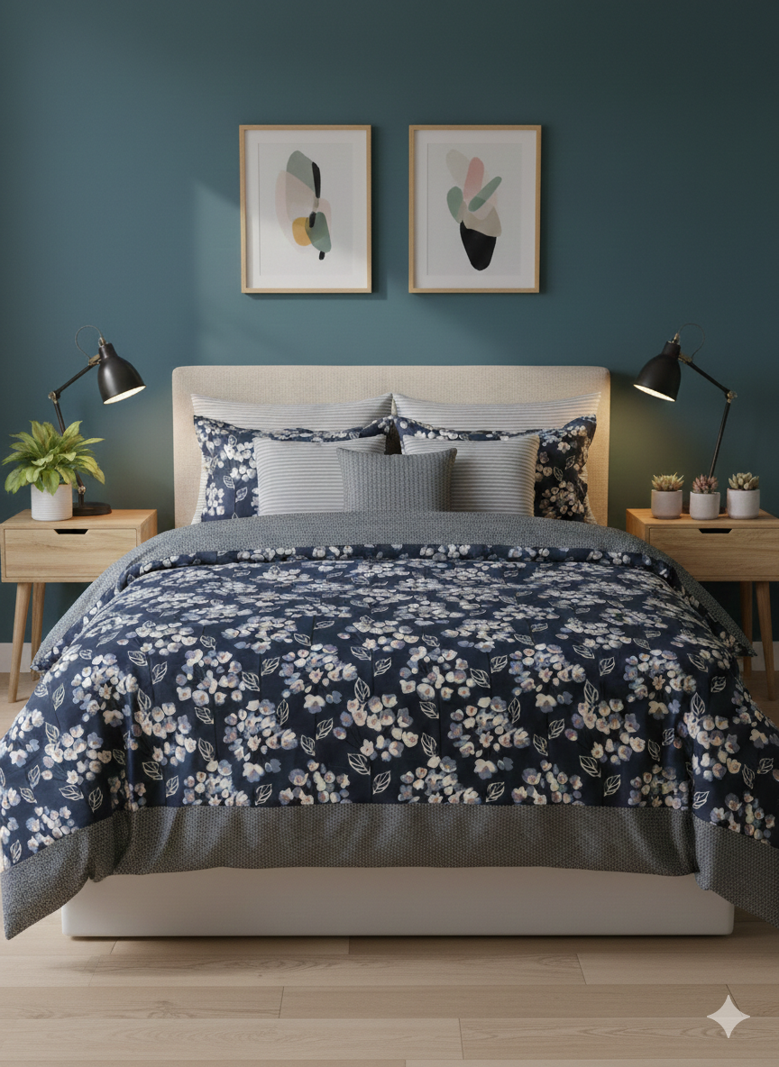 IV776 Cotton Duvet Cover Set - Without Filling