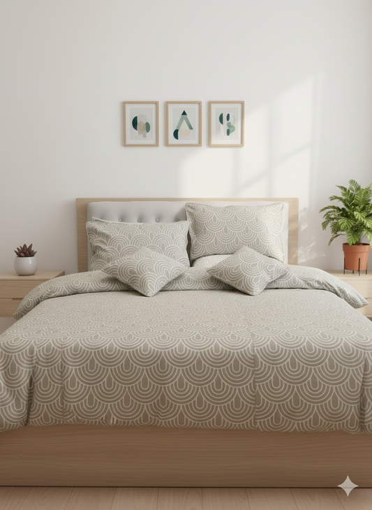 IV751 Cotton Duvet Cover Set - Without Filling