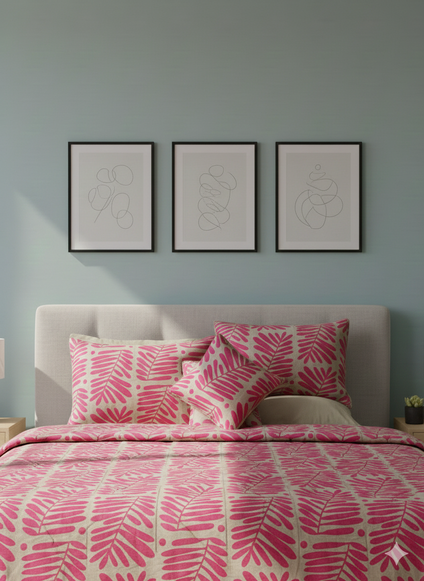 IV657 Cotton Duvet Cover Set - Without Filling