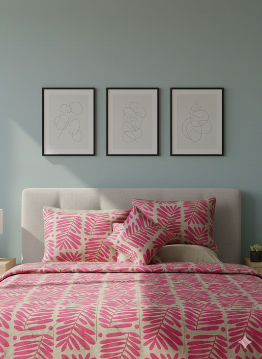IV657 Cotton Duvet Cover Set - Without Filling