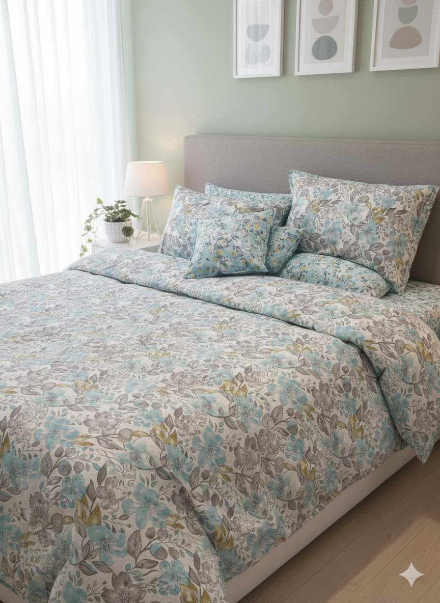 IV743 Cotton Duvet Cover Set - Without Filling