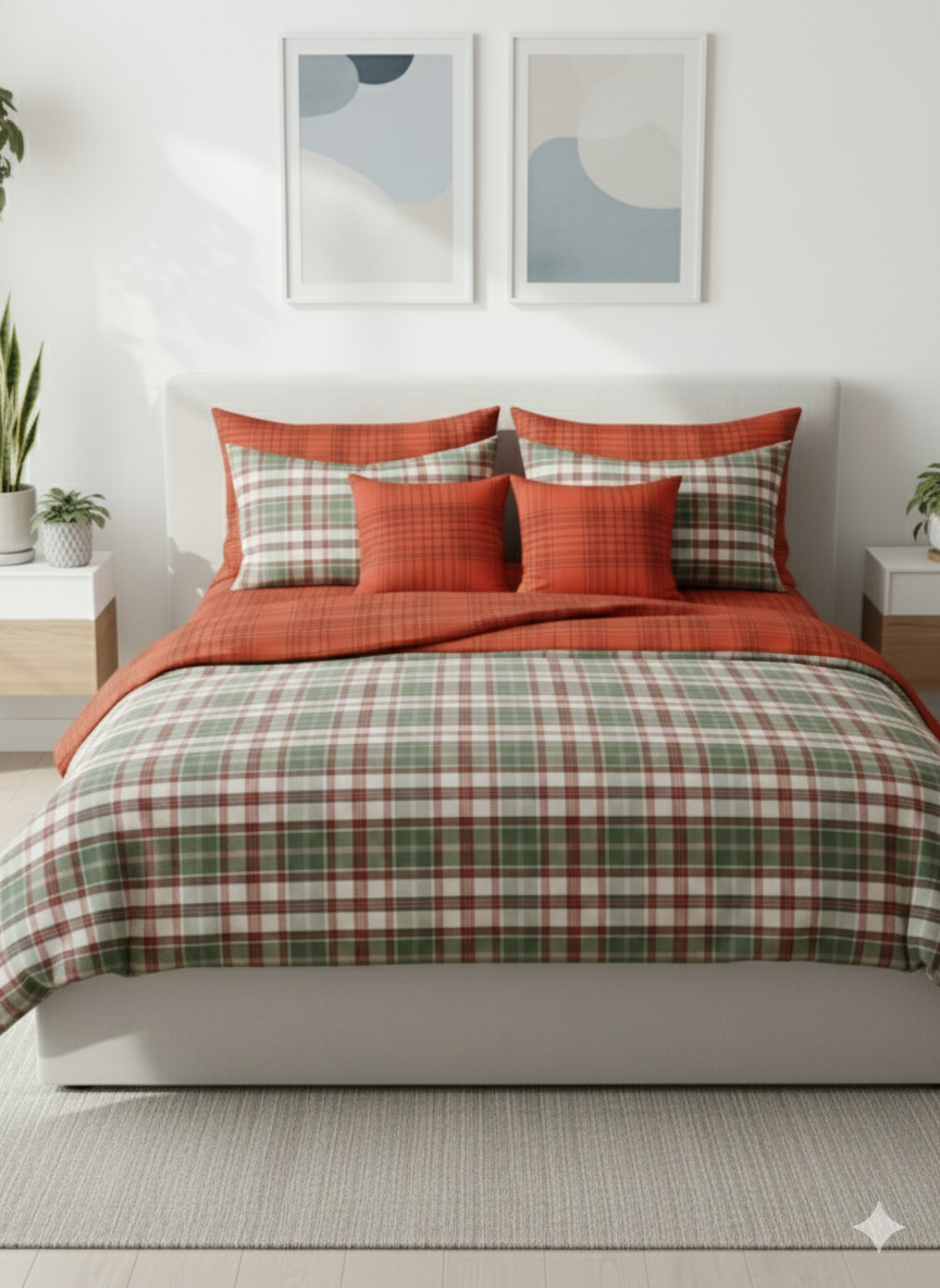 IV754 Cotton Duvet Cover Set - Without Filling