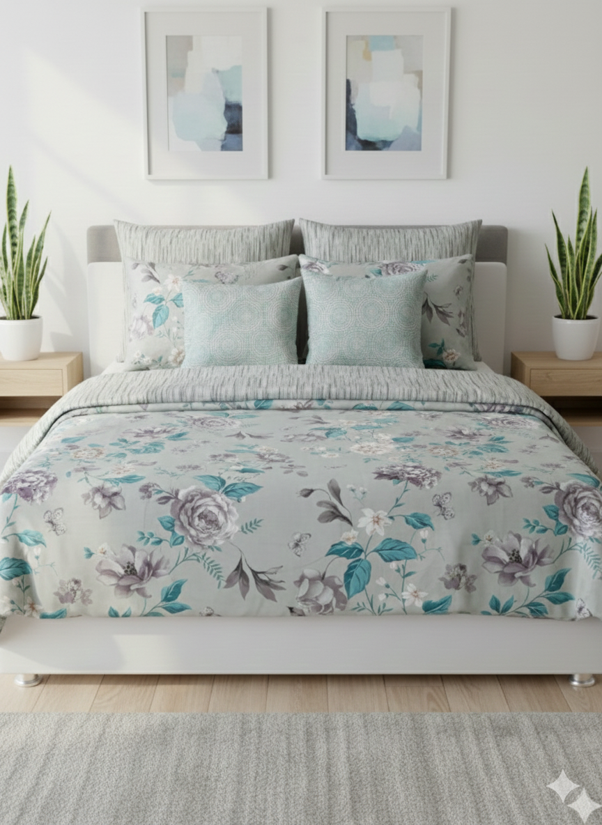 IV753 Cotton Duvet Cover Set - Without Filling