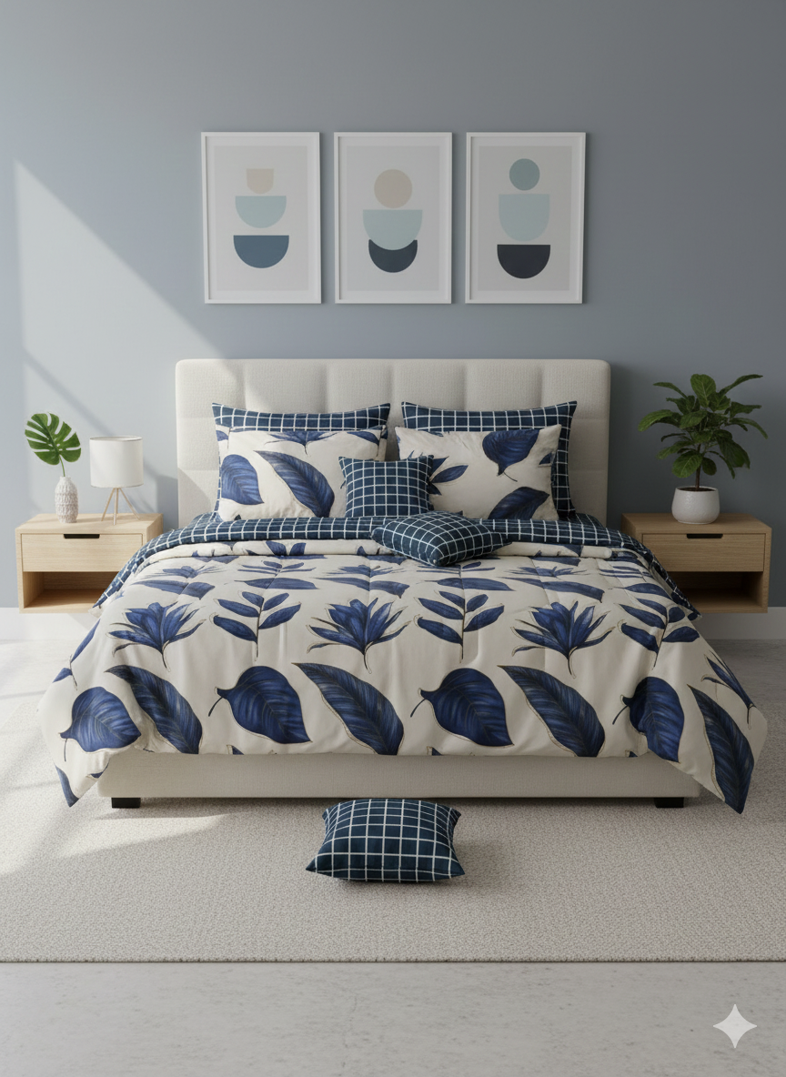 IV631 Cotton Duvet Cover Set - Without Filling