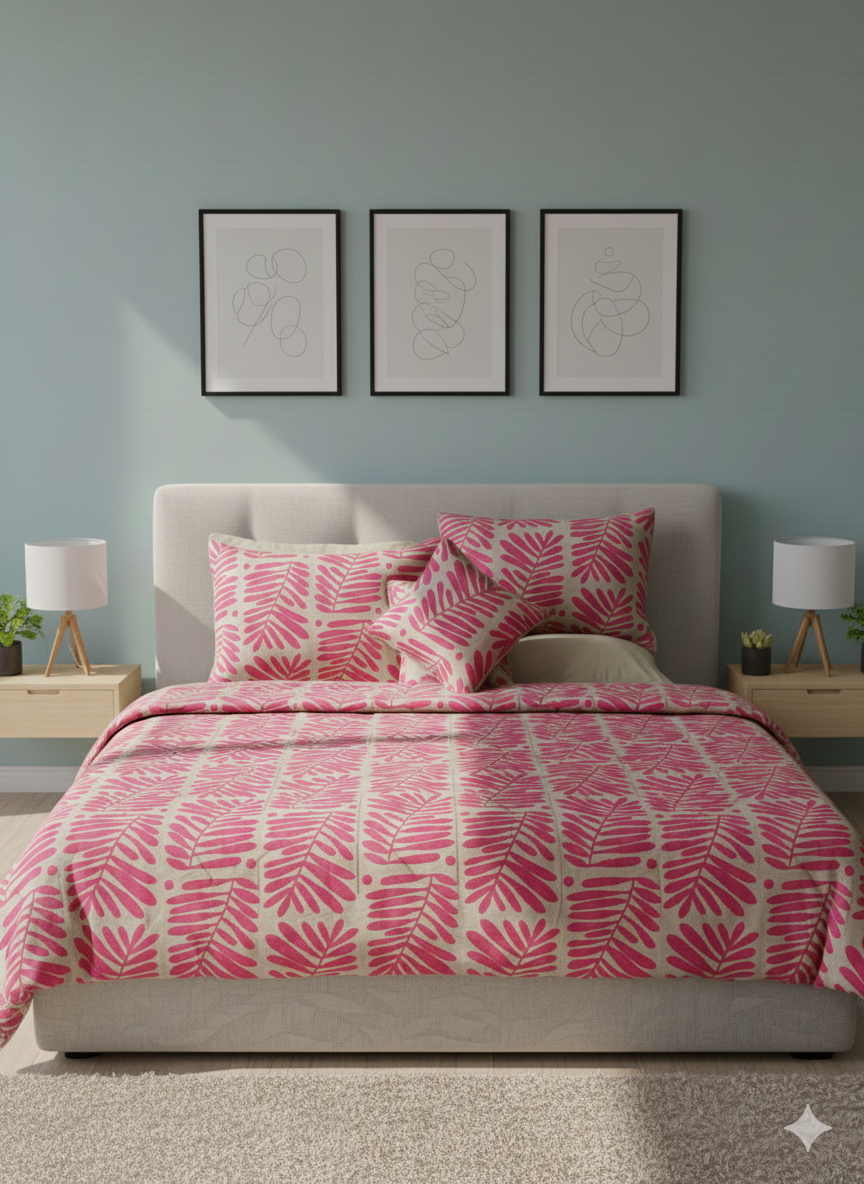 IV657 Cotton Duvet Cover Set - Without Filling