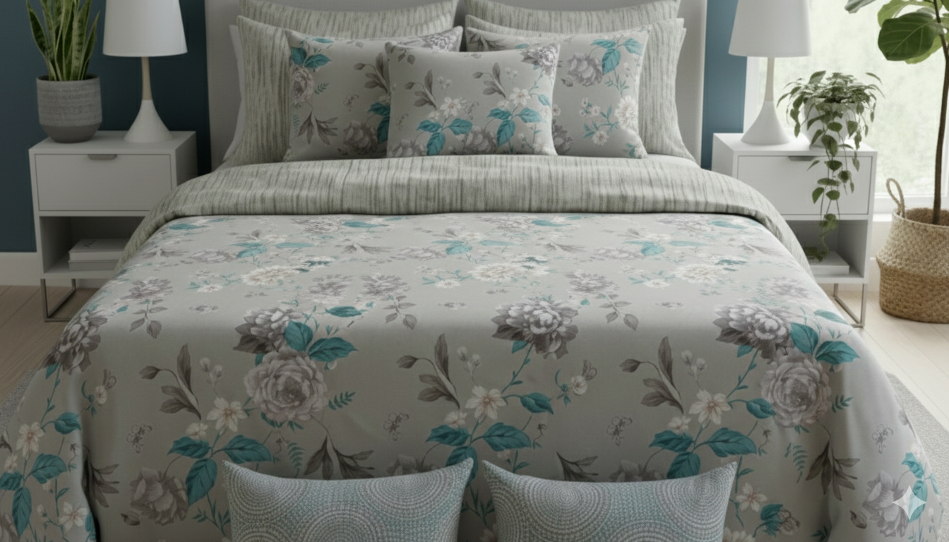 IV753 Cotton Duvet Cover Set - Without Filling