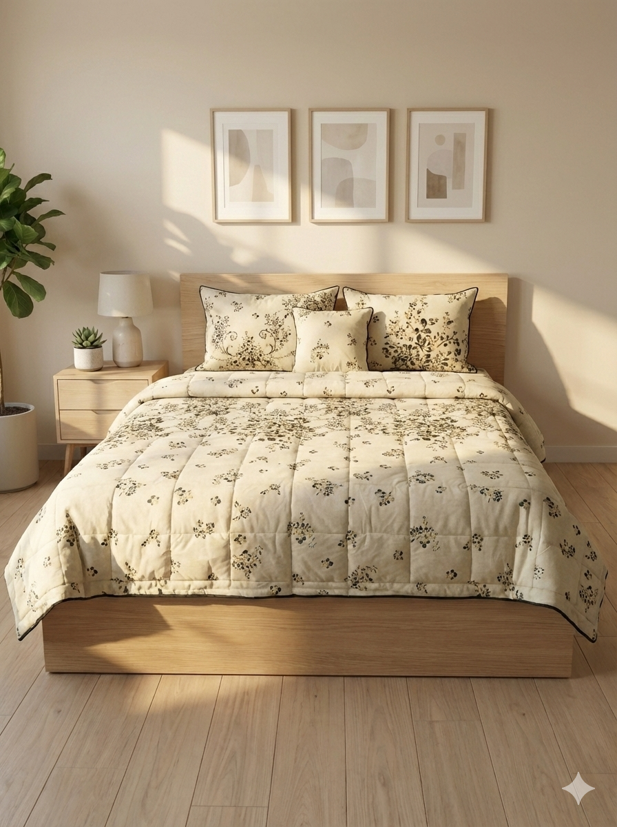 IV681 Cotton Duvet Cover Set - Without Filling