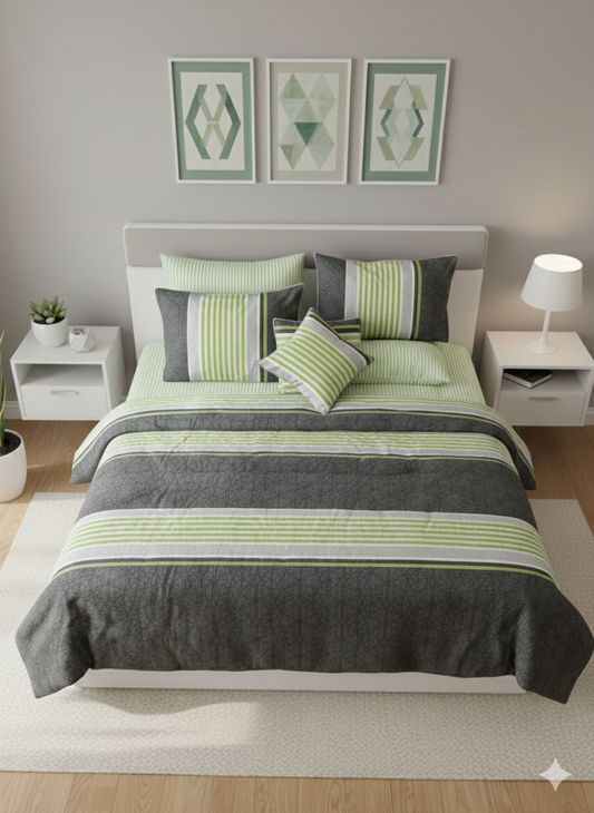 IV685 Cotton Comforter Set - Light Filling