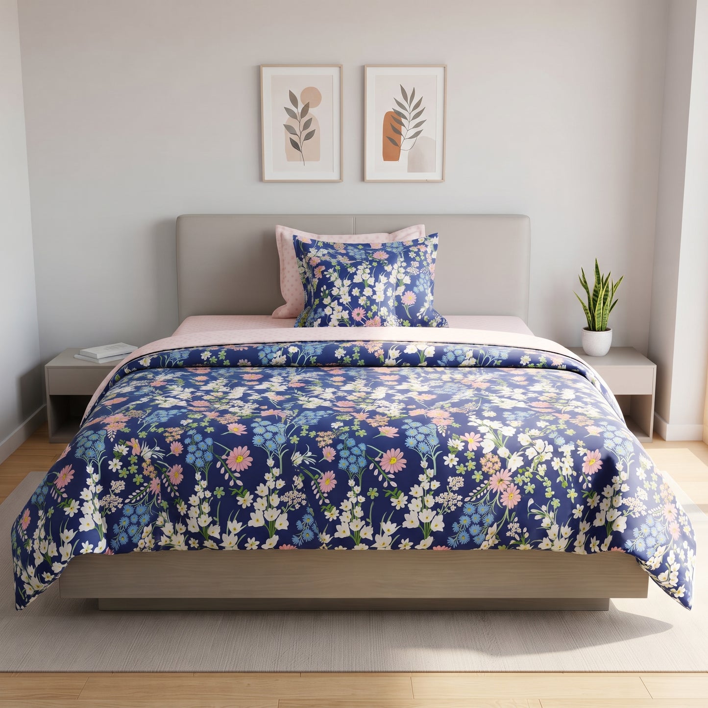 Royal Indigo Wildflower Single Size Set