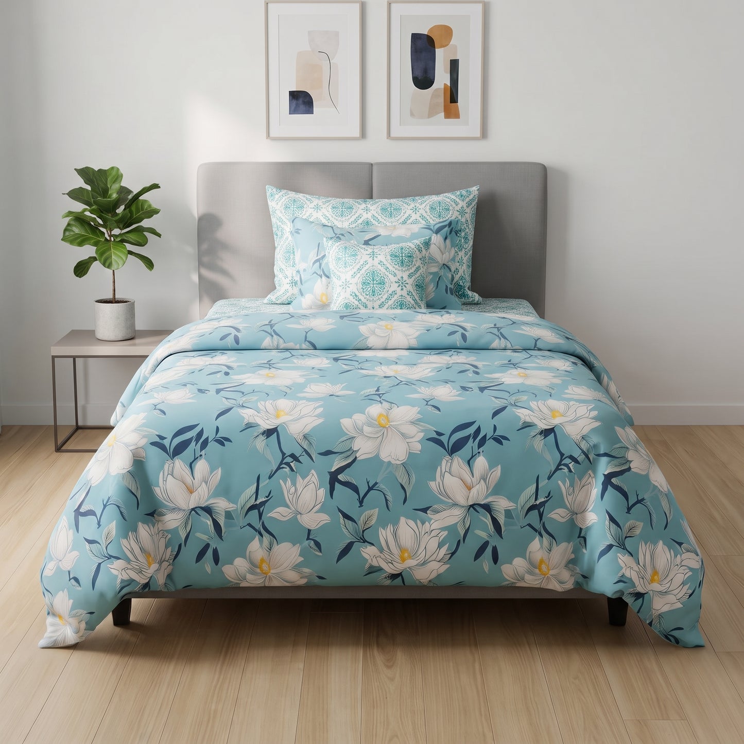 Serene Sky Magnolia Single Size Set