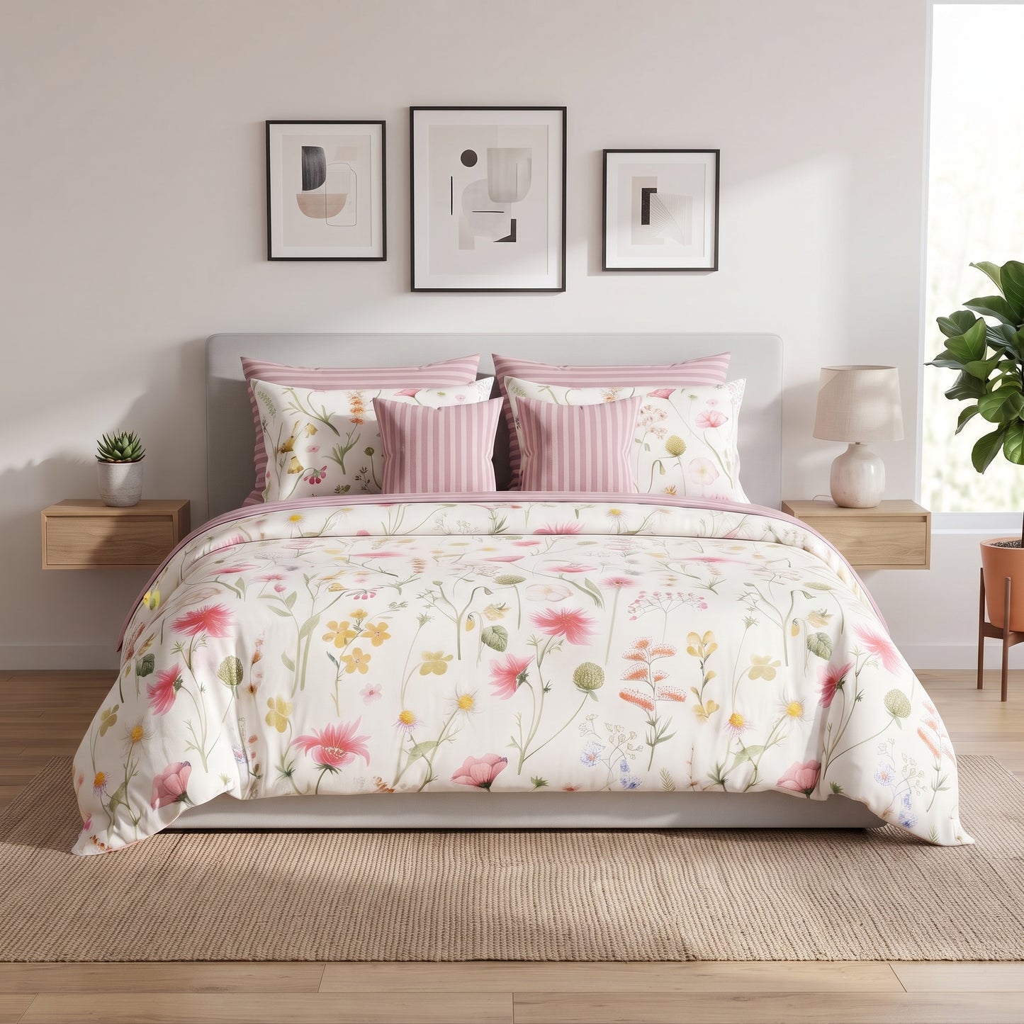 Morning Garden Flora Duvet Cover Set