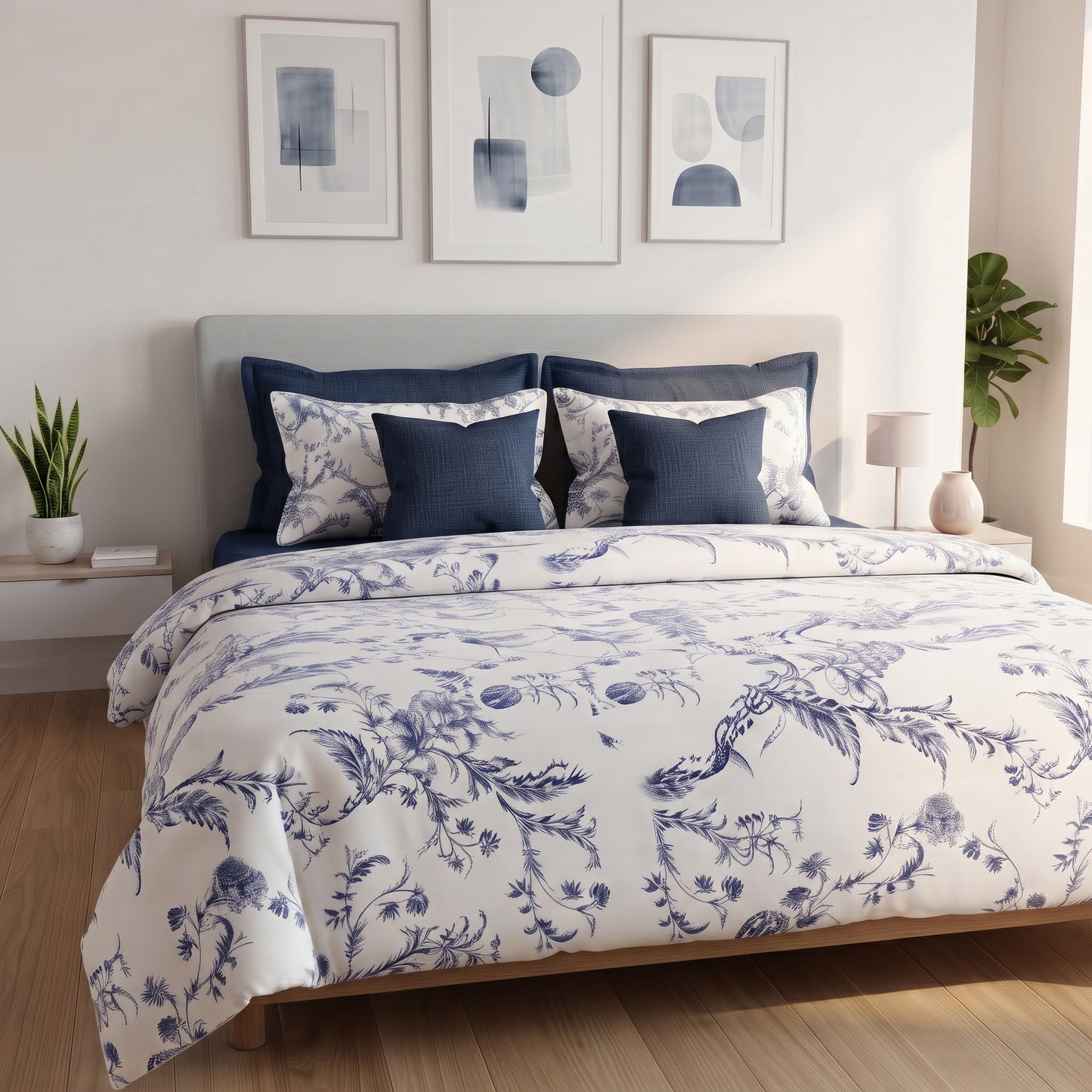 Porcelain Bloom Comforter Set