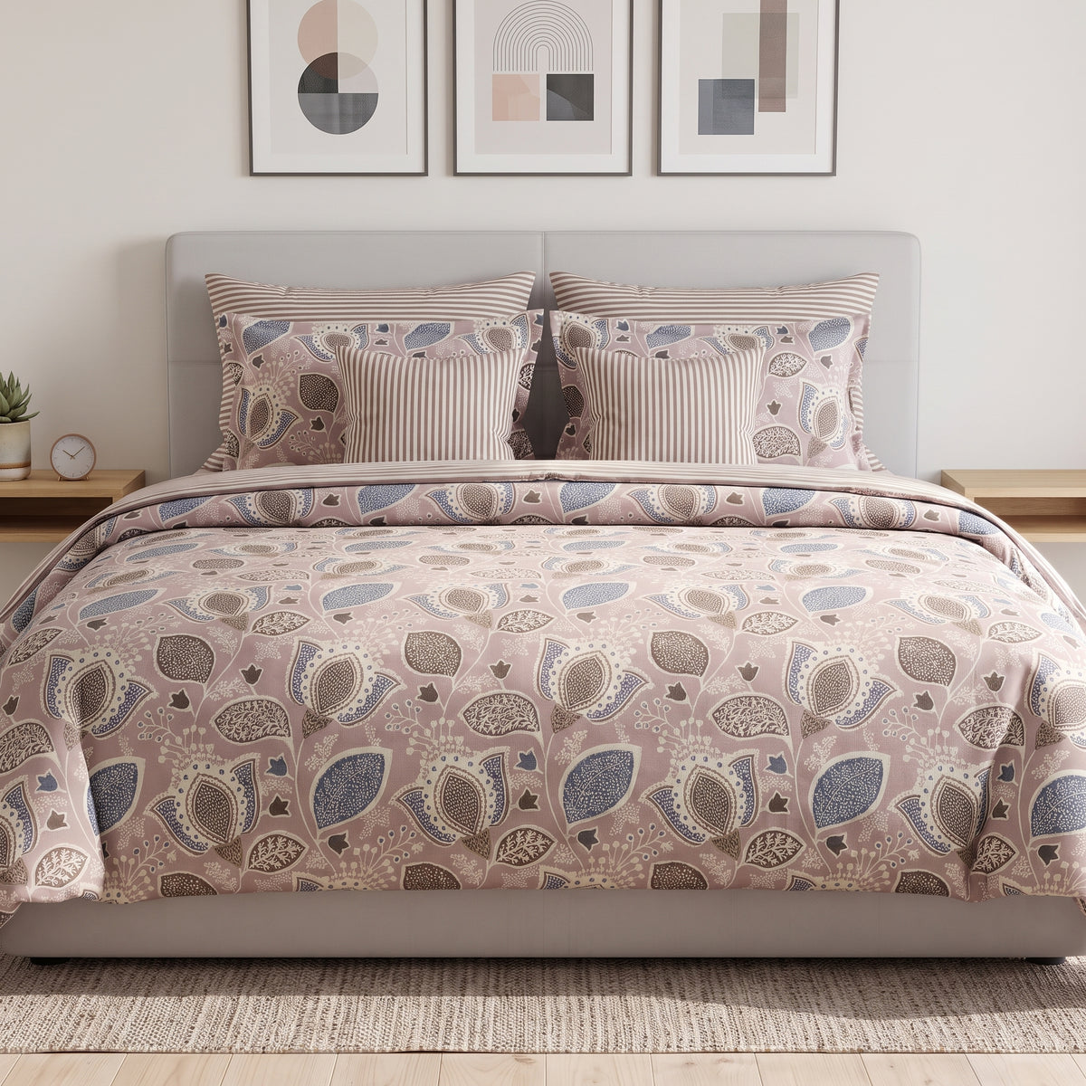 Dusty Flora Duvet Cover Set