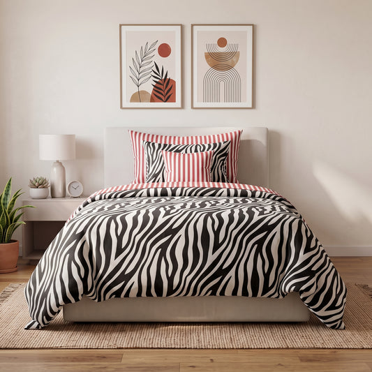 Zebra Stripe Fusion Single Size Set