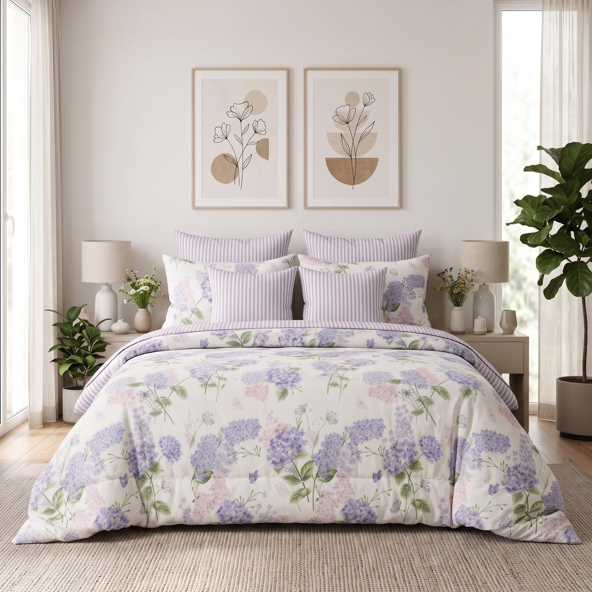 Hydrangea Breeze Comforter Set