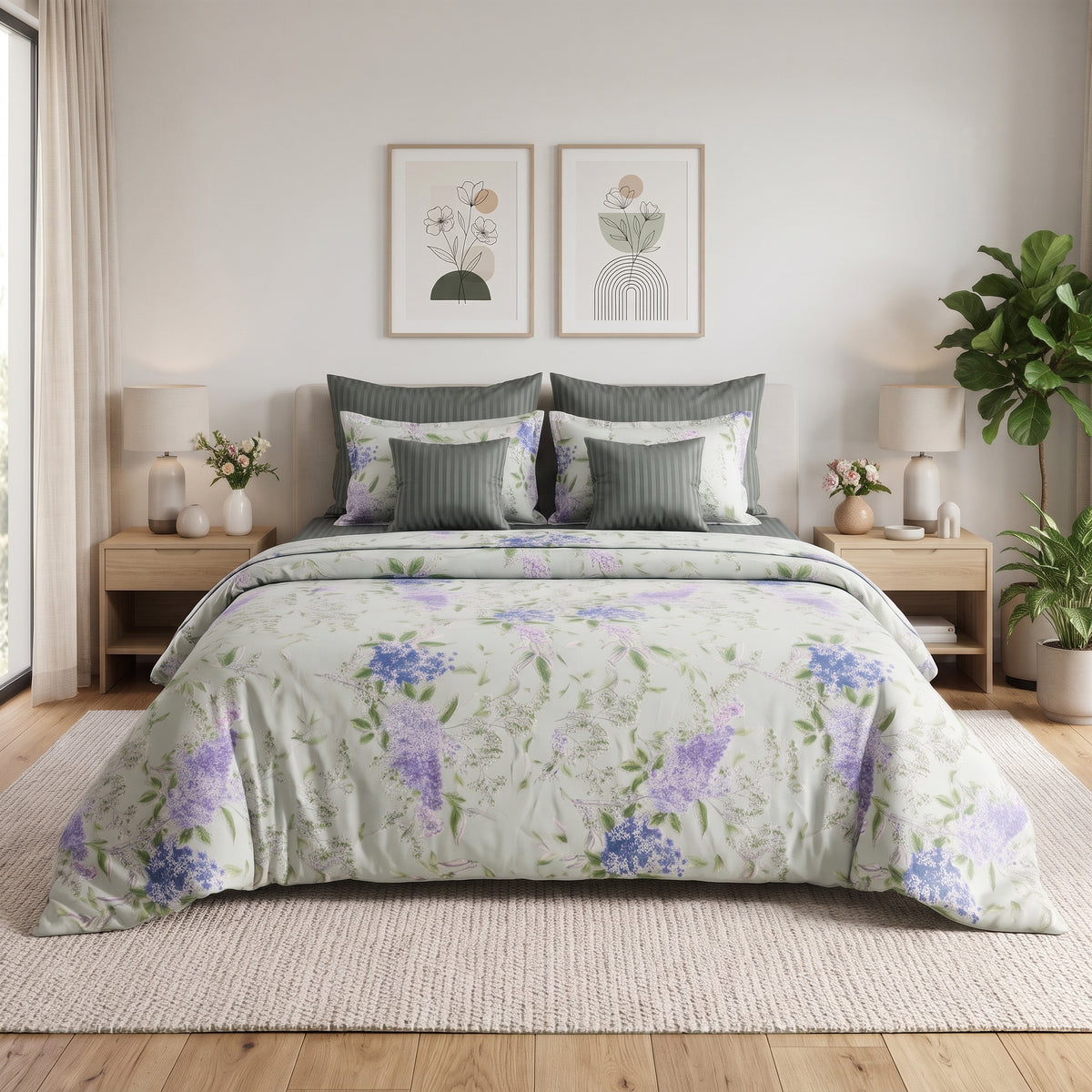 Wisteria Whisper Botanica Duvet Cover Set