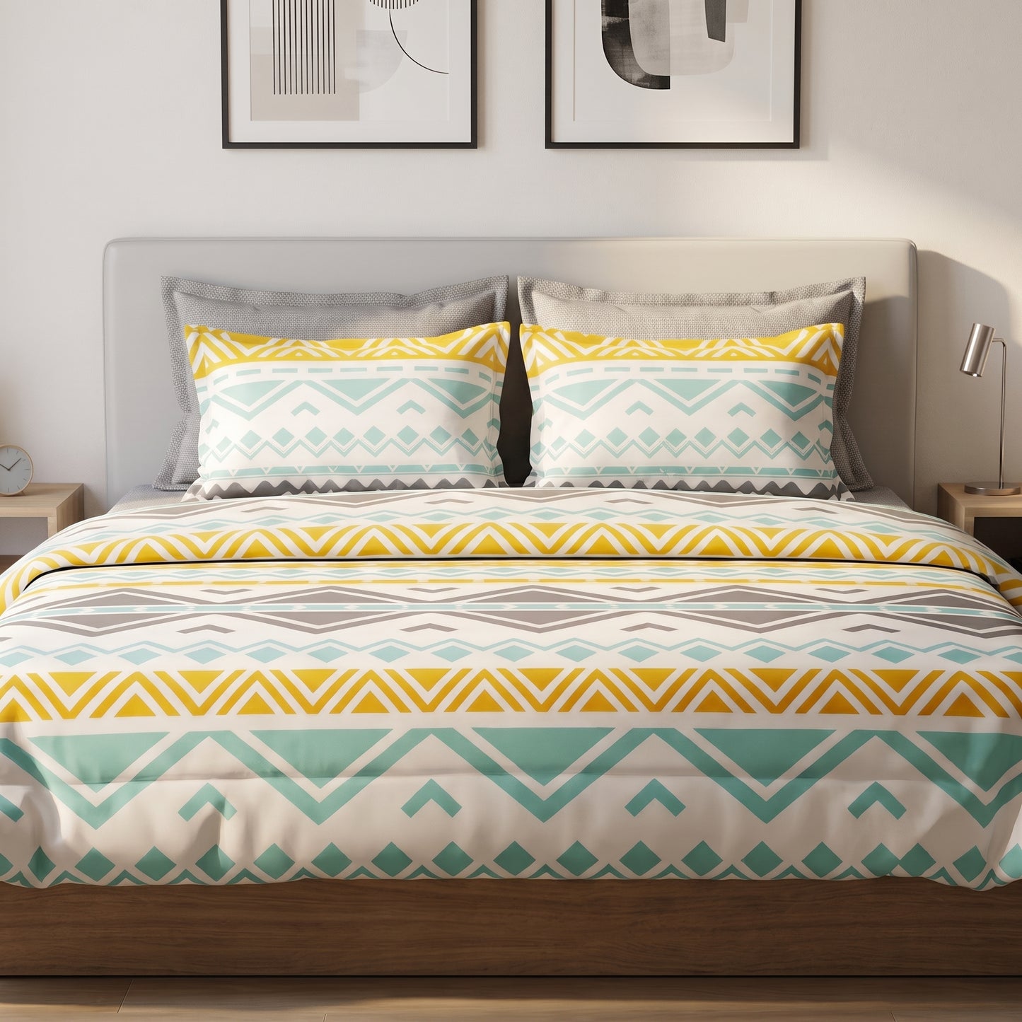 IV942 Cotton Comforter Set - Light Filling