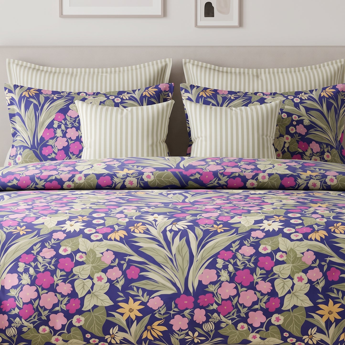 IV943 Cotton Comforter Set - Light Filling