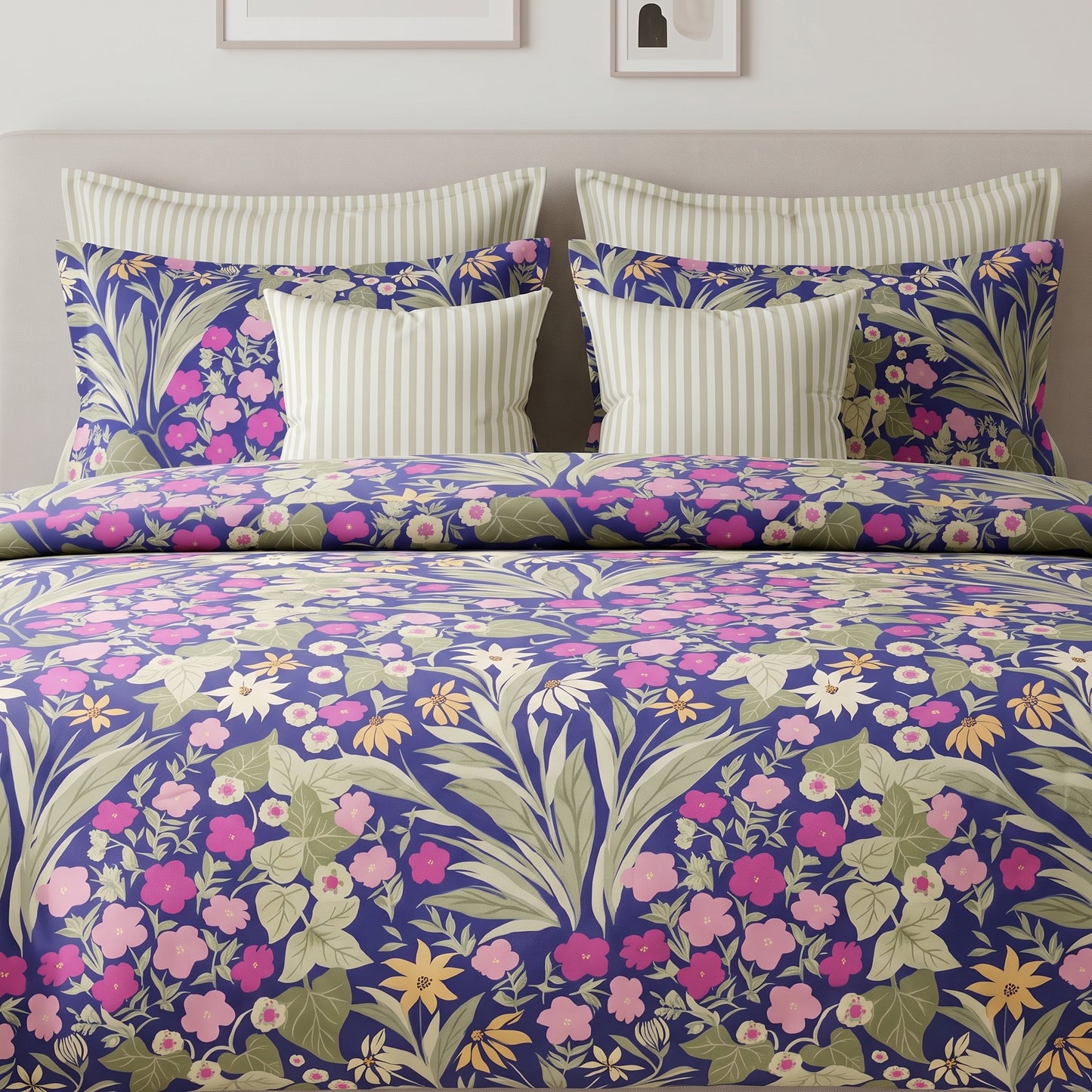 IV943 Cotton Duvet Cover Set - Without Filling