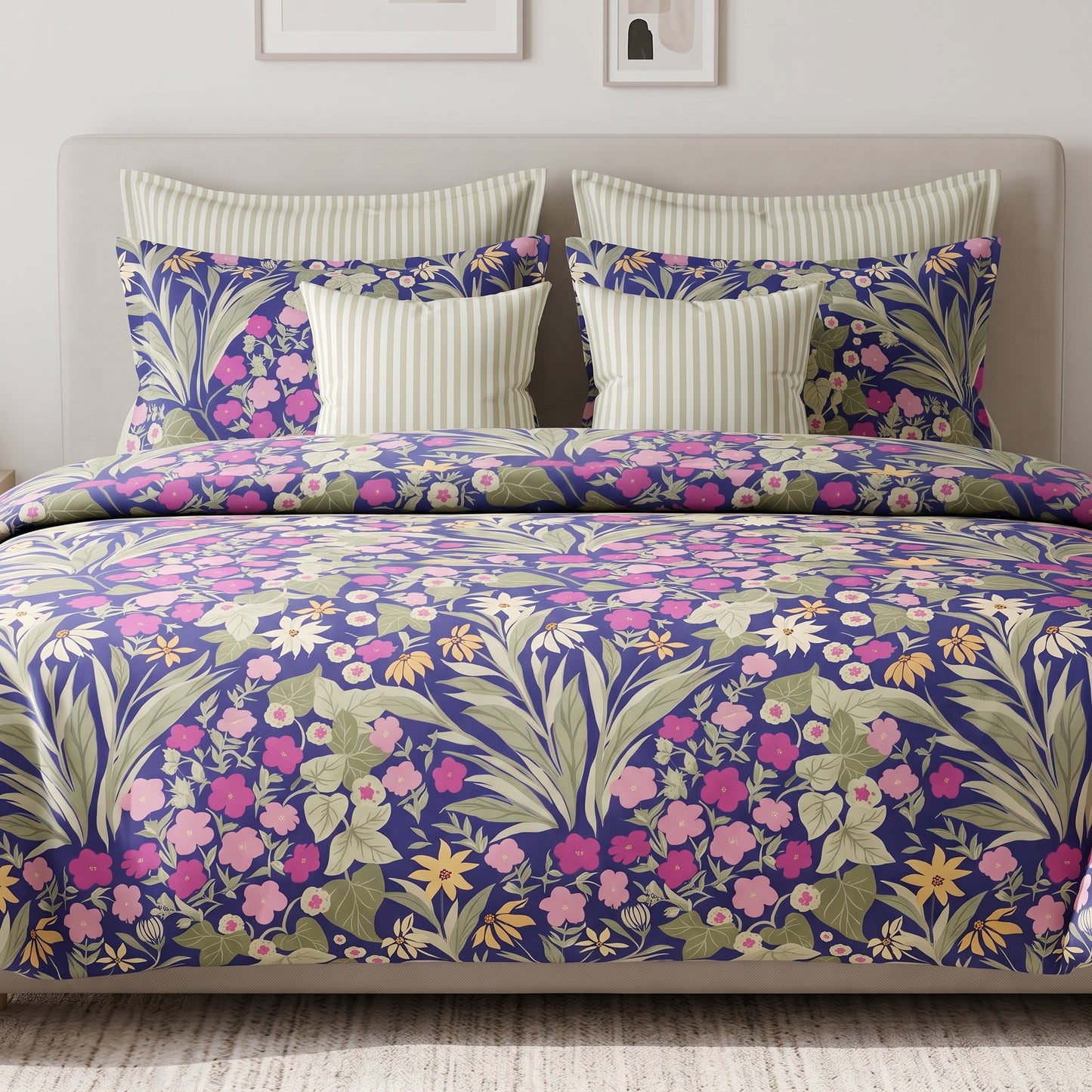 IV943 Cotton Comforter Set - Light Filling