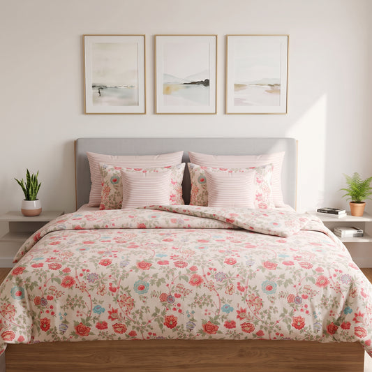 IV941 Cotton Comforter Set - Light Filling