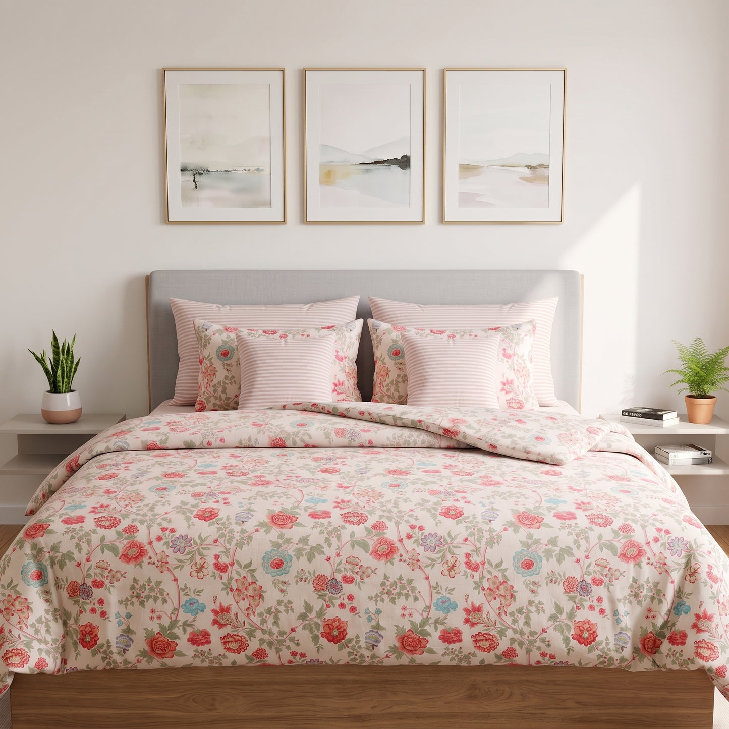 IV941 Cotton Duvet Cover Set - Without Filling