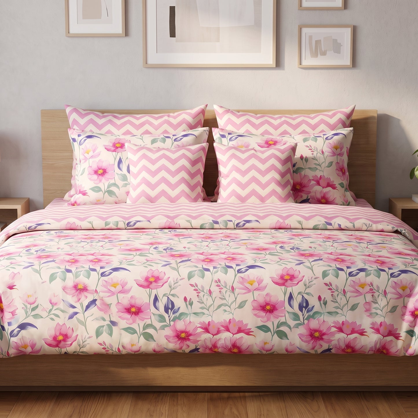 IV939 Cotton Duvet Cover Set - Without Filling