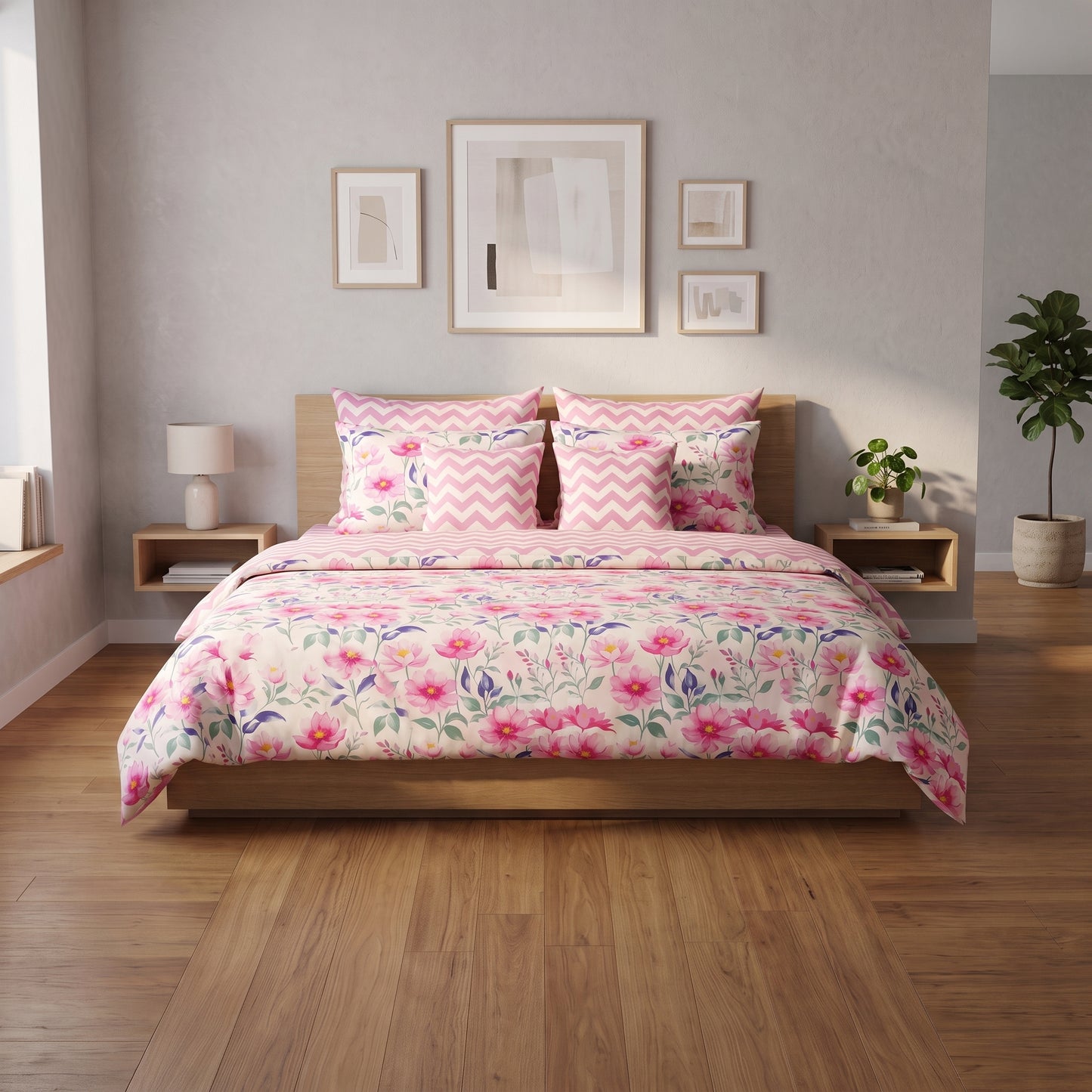 IV939 Cotton Duvet Cover Set - Without Filling