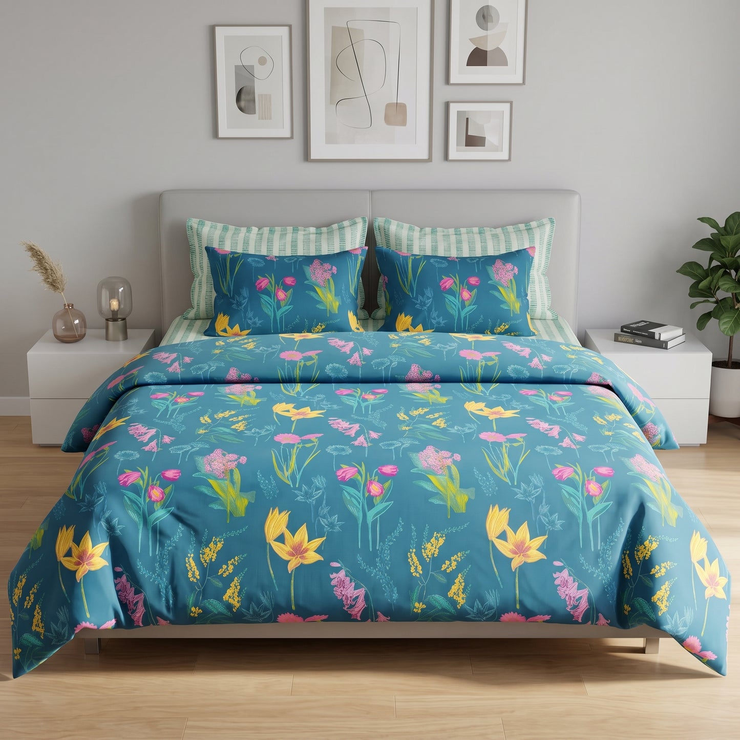 IV948 Cotton Duvet Cover Set - Without Filling