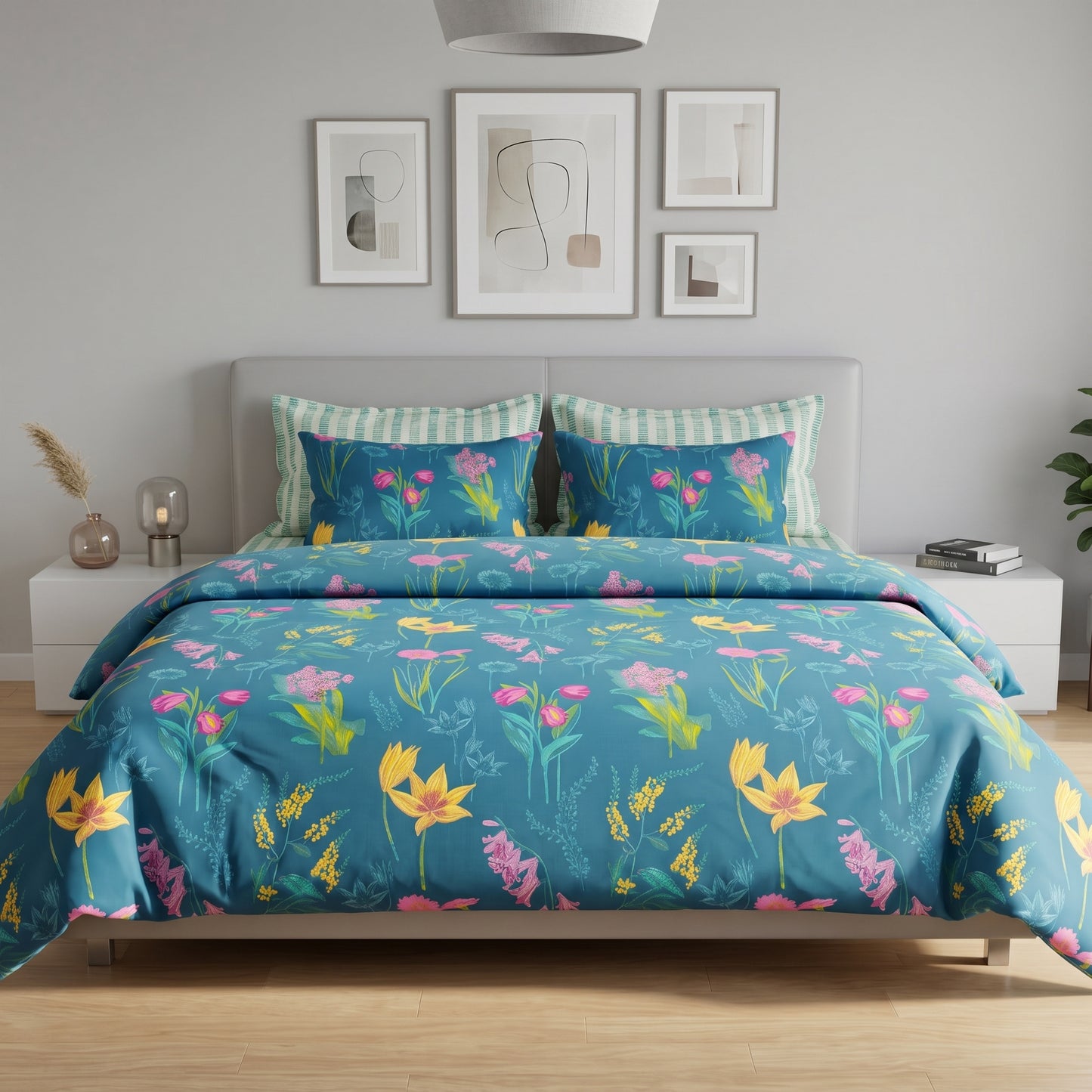 IV948 Cotton Duvet Cover Set - Without Filling