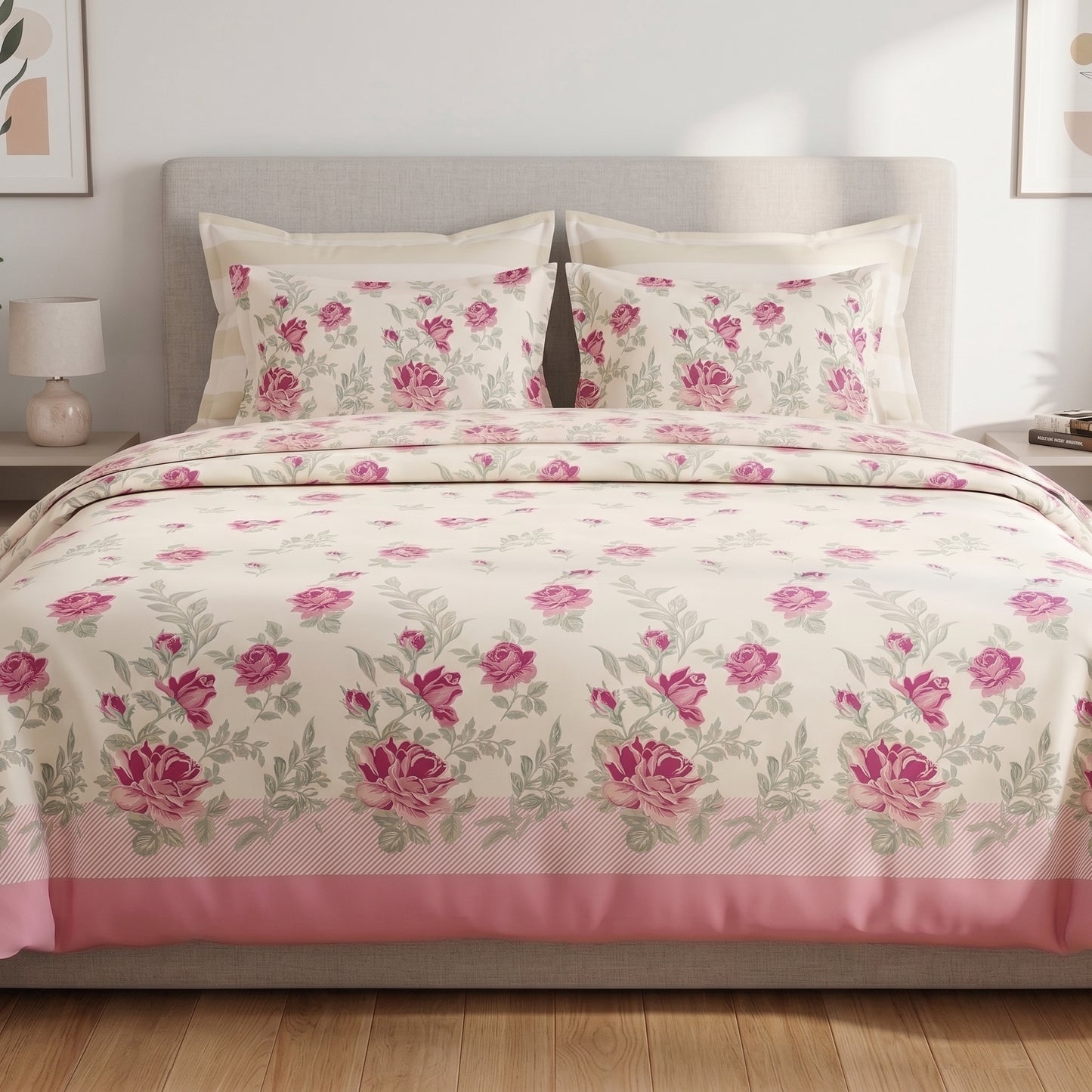 IV945 Cotton Comforter Set - Light Filling