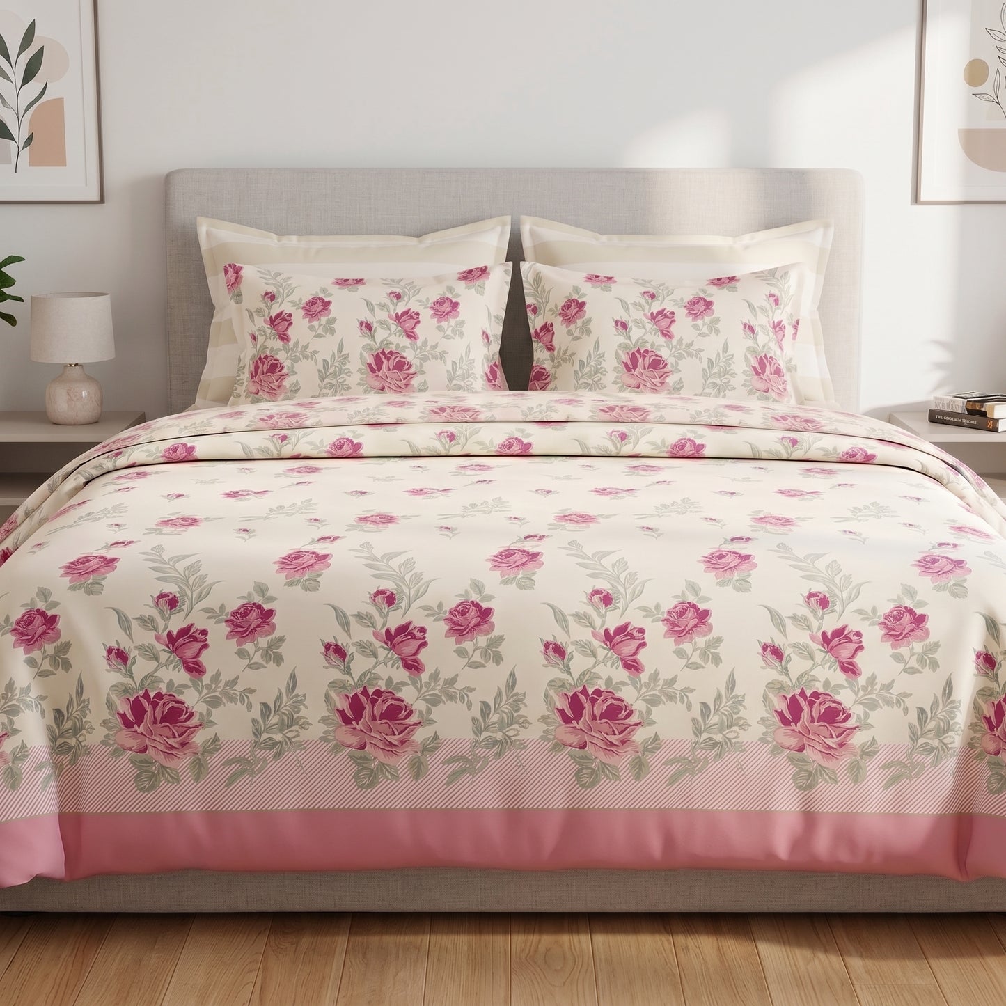 IV945 Cotton Duvet Cover Set - Without Filling