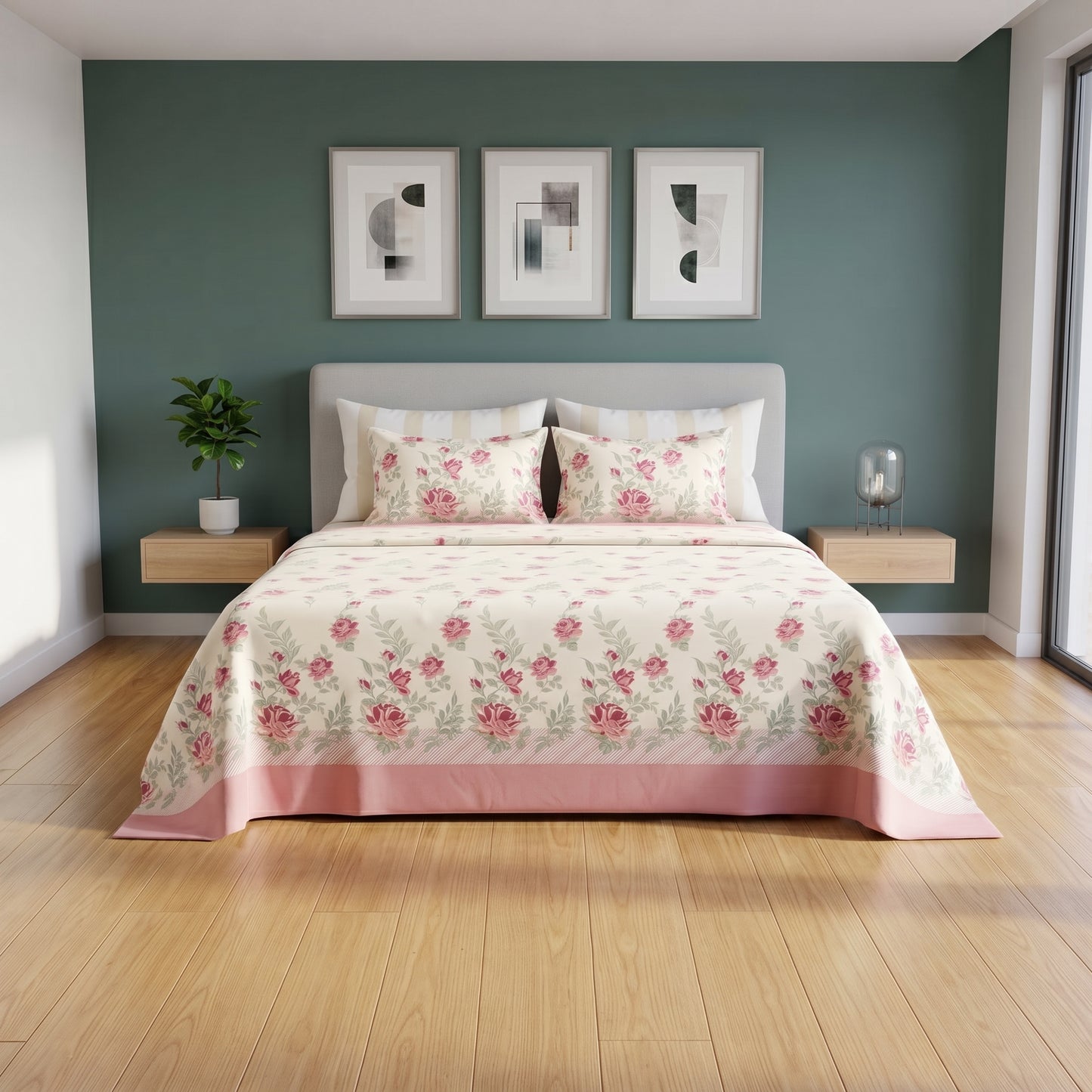 IVS945 Cotton Bed Sheet Set