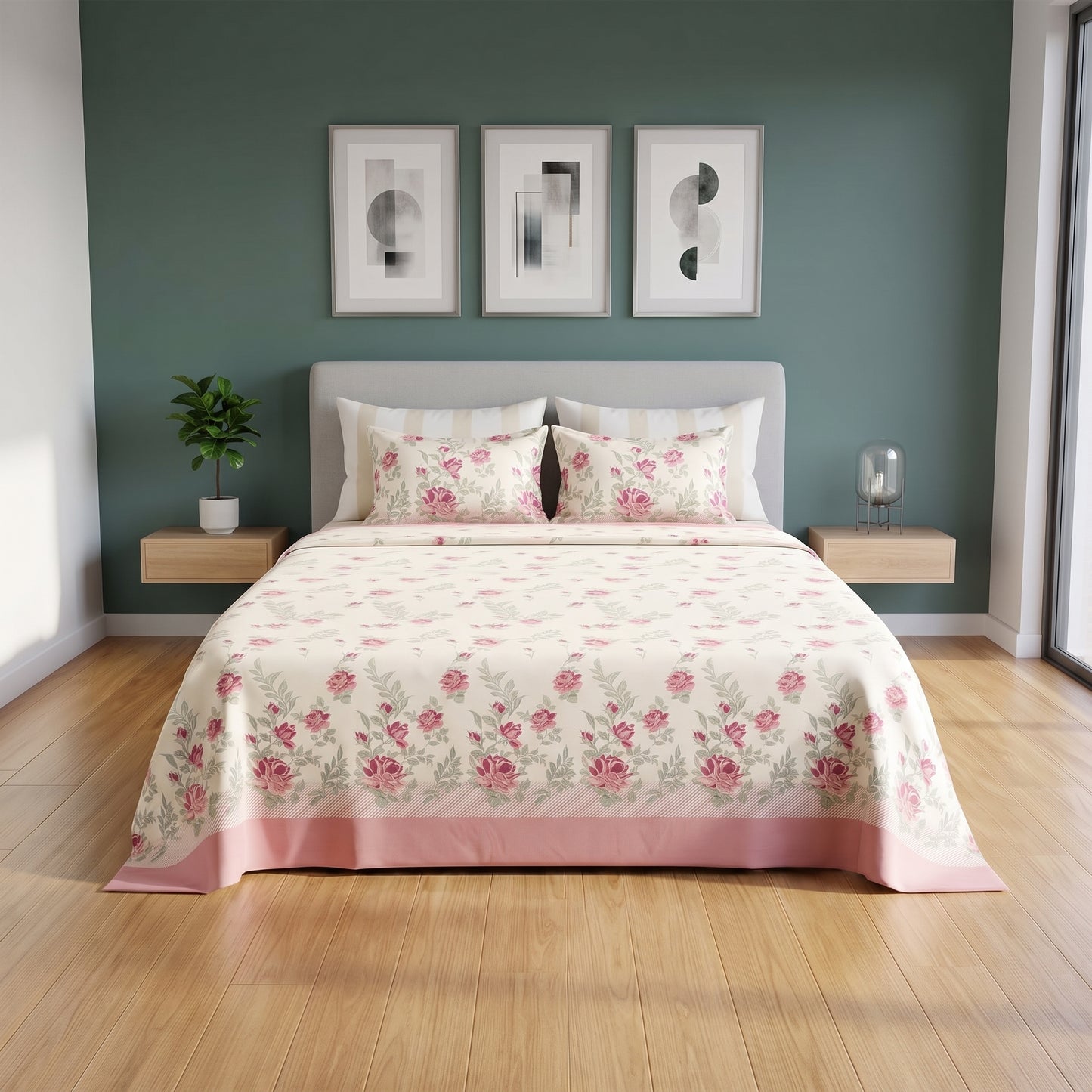 IVS945 Cotton Bed Sheet Set